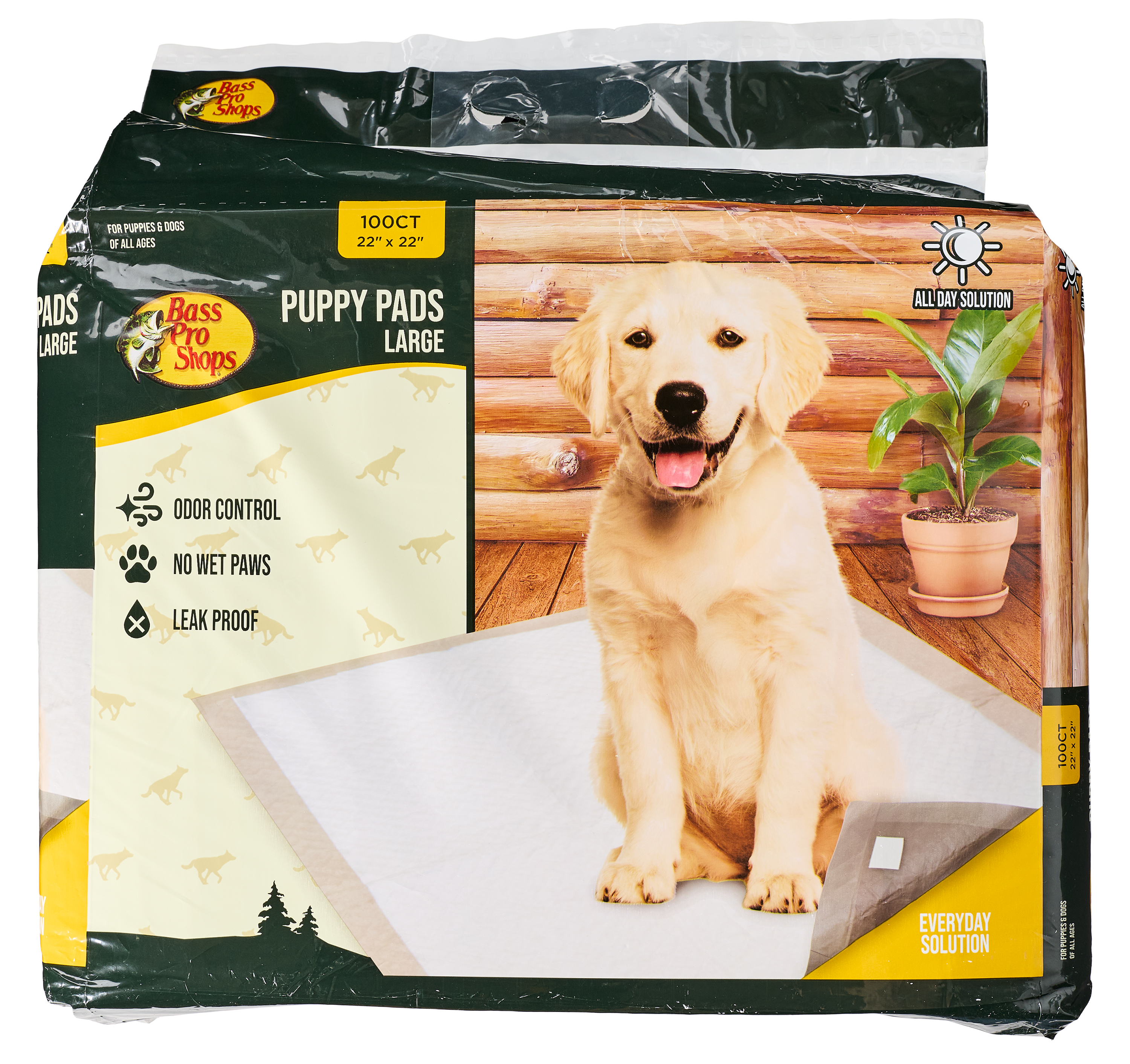 Bass Pro Shops Puppy Potty Pads - Large - 22" x 22" - 100 ct.