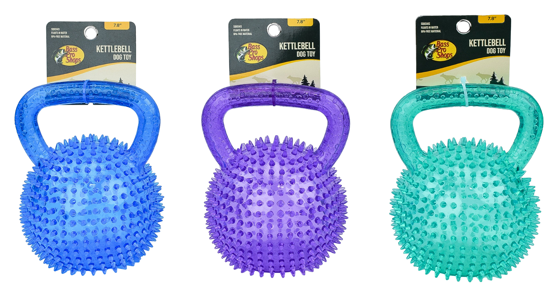 Bass Pro Shops TPR Kettle Bell Dog Toy - 6"