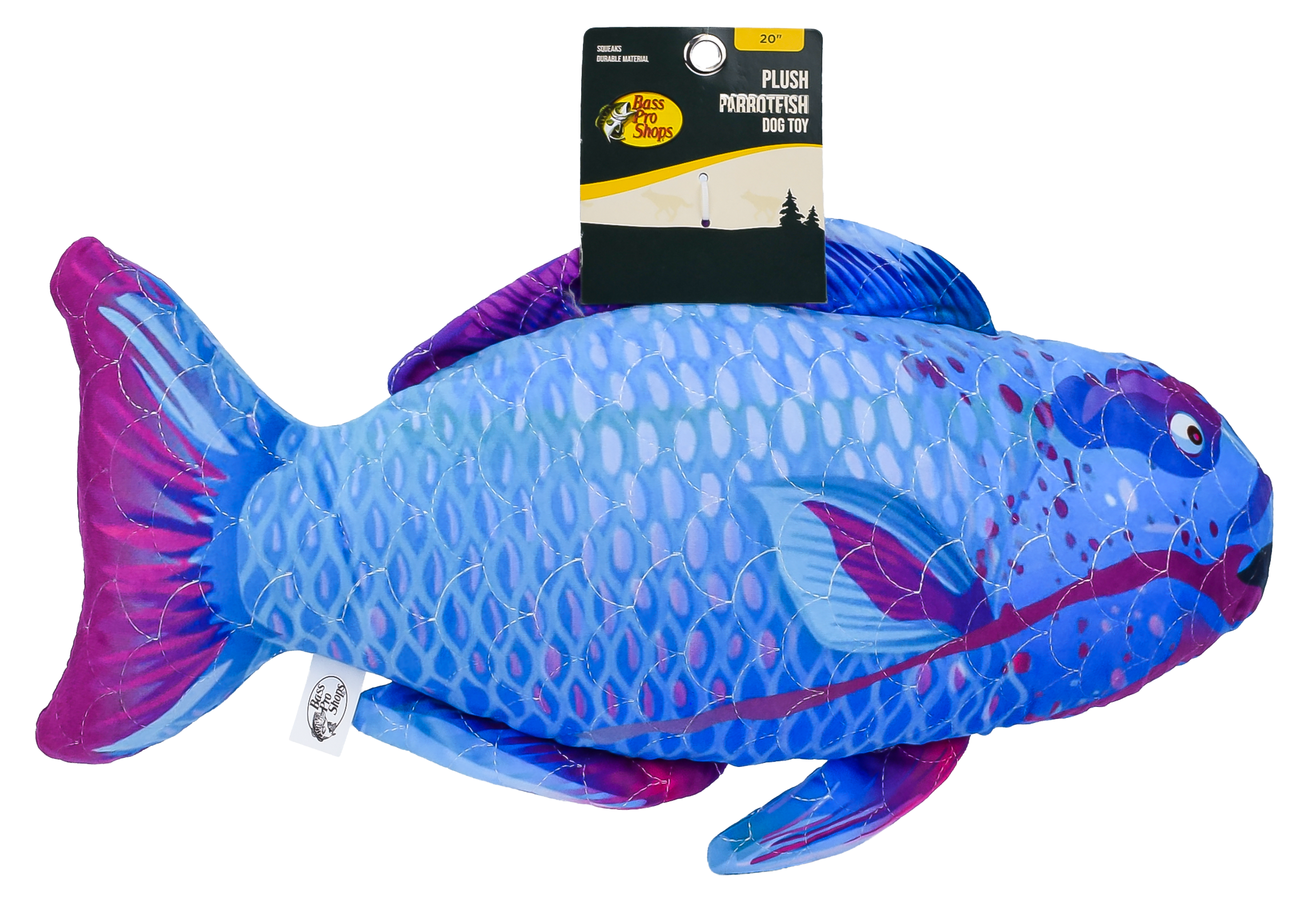 Image of Bass Pro Shops Plush Parrotfish Dog Toy