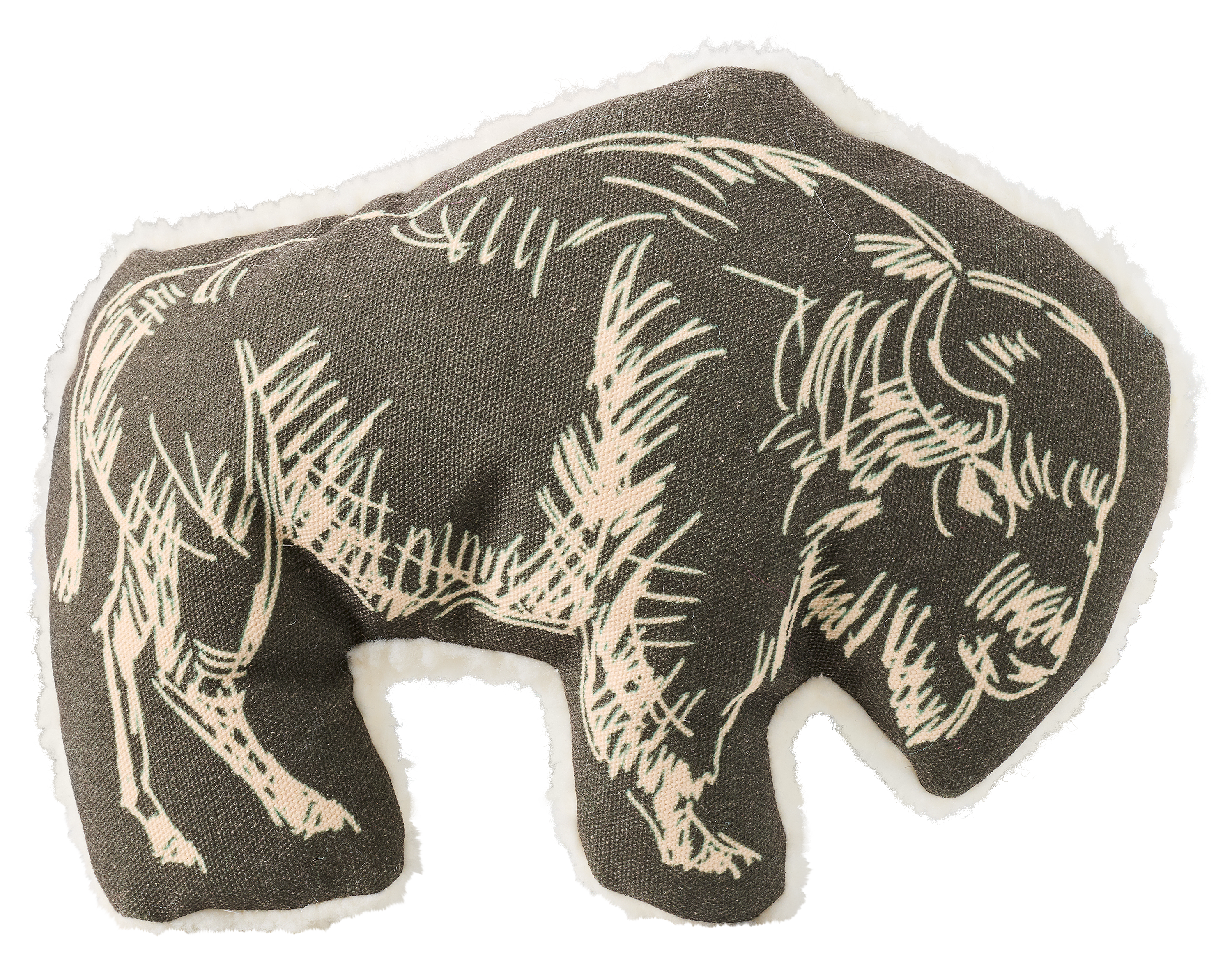 Bass Pro Shops Bison Sherpa Plush Dog Toy