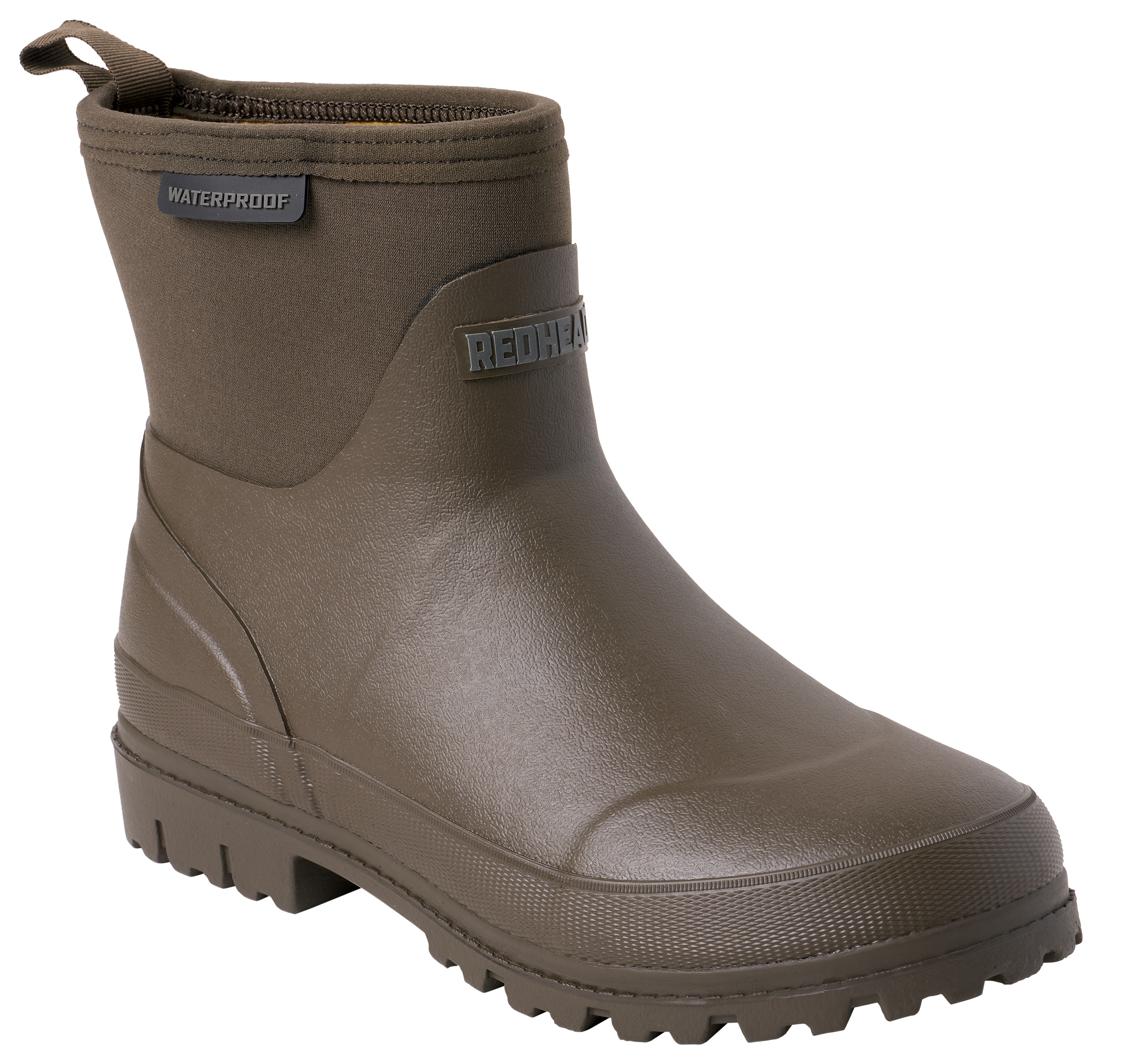 Image of RedHead Utility Mid Rubber Boots for Men - Brown