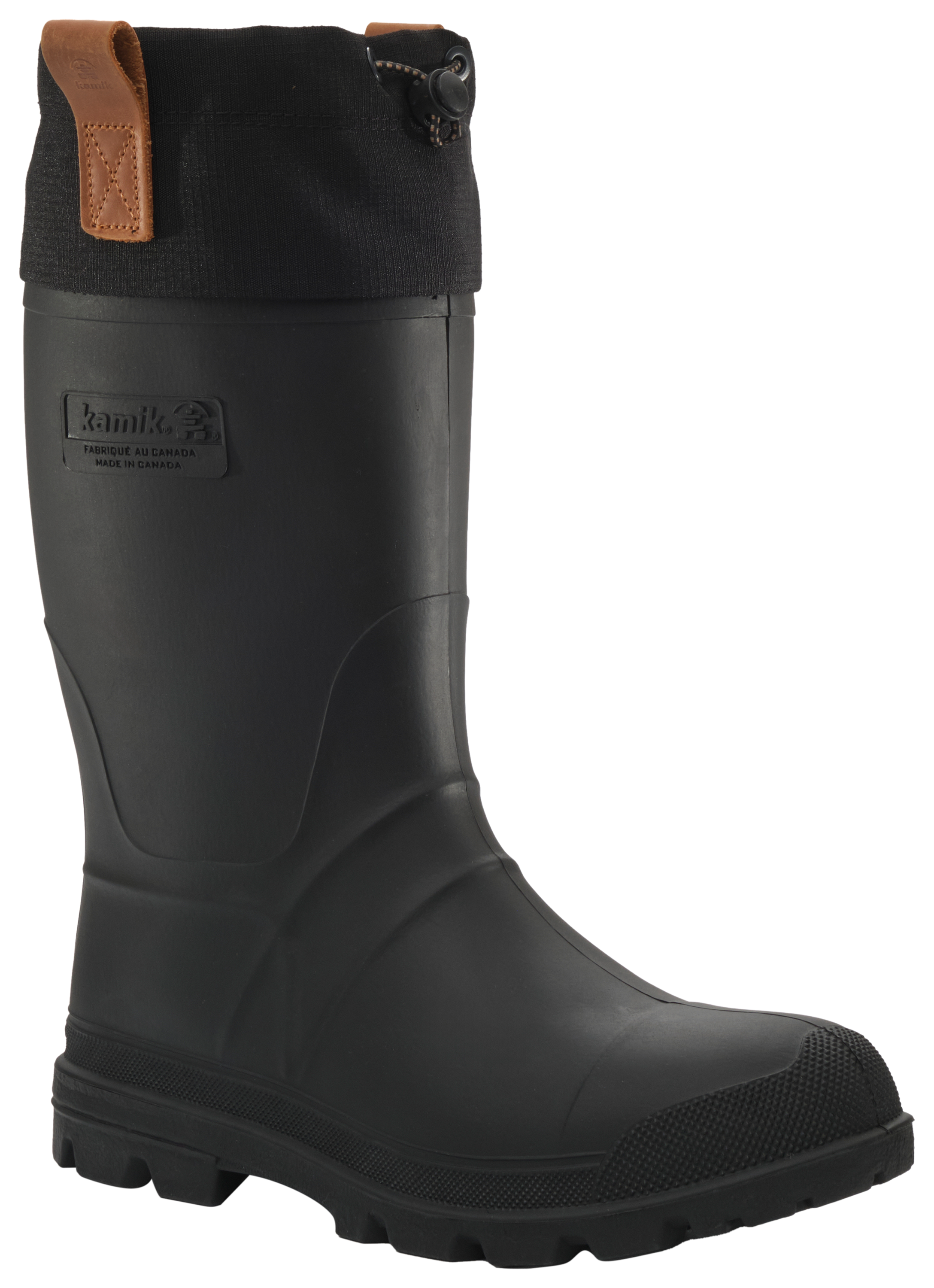 Kamik Kamik Tundra Insulated Rubber Boots for Men - Black - $99.99 at Bass Pro Shops