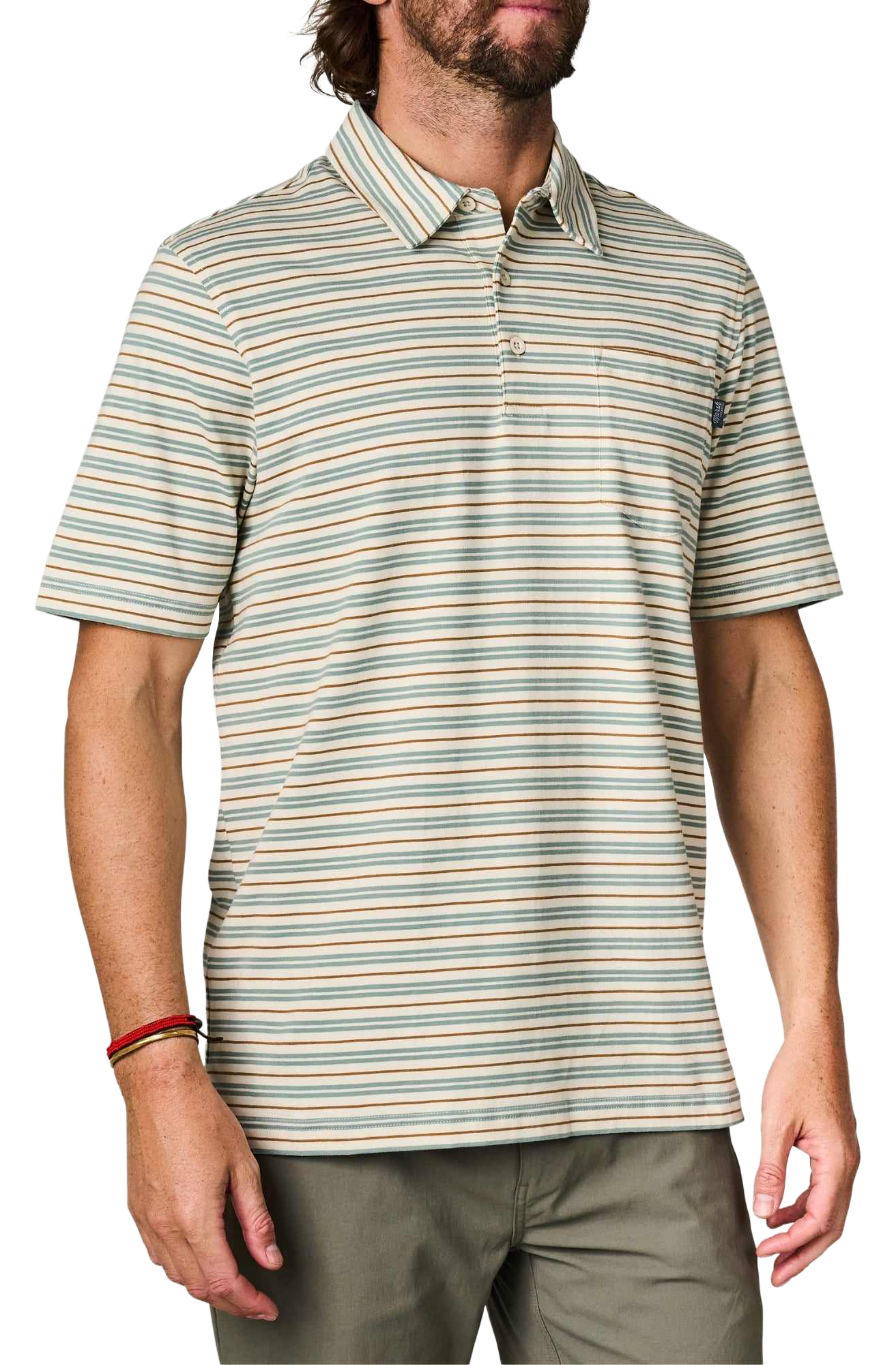 Image of Marsh Wear Pensacola Polo - Pearl - S