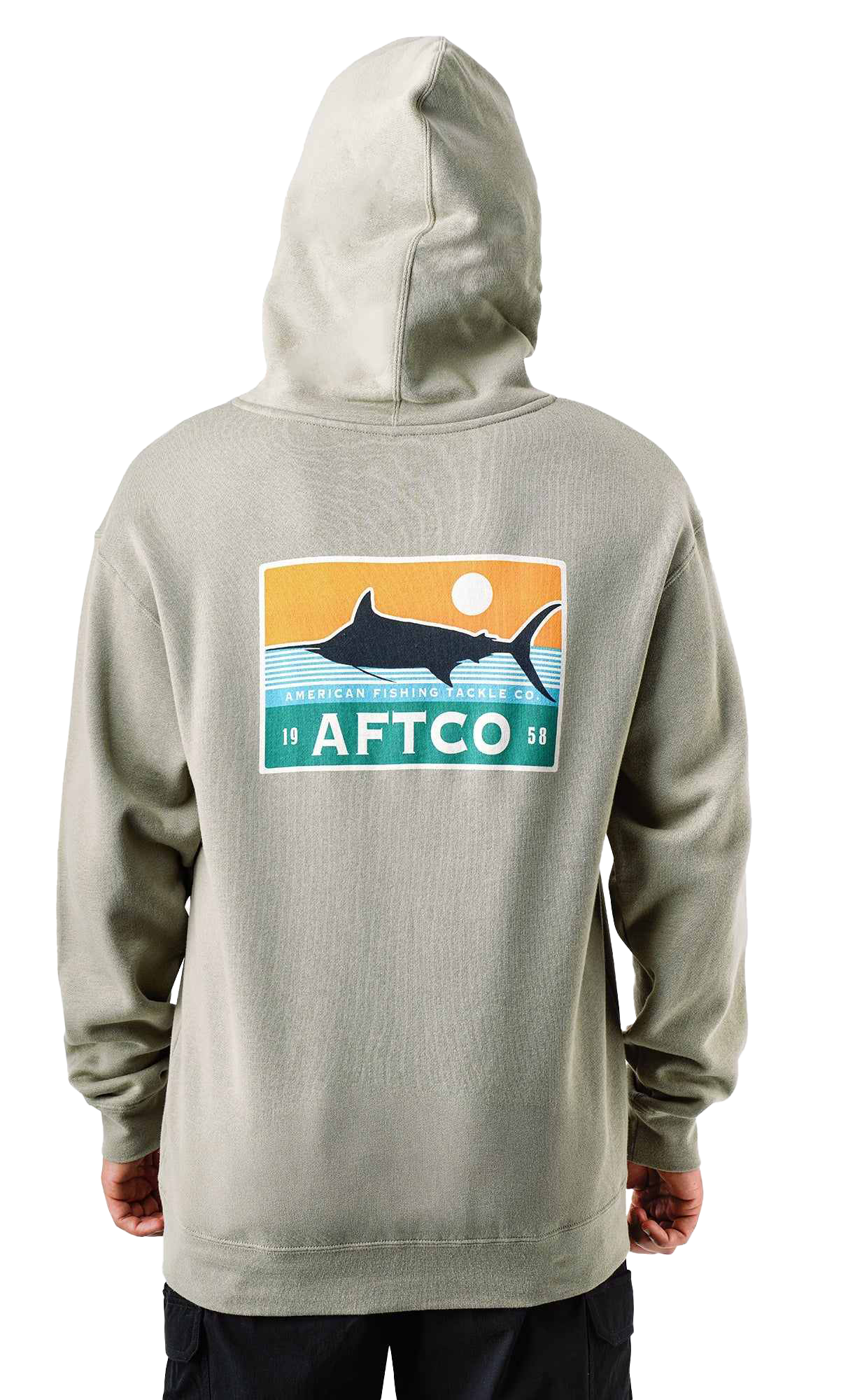 Image of AFTCO Off The Record Pullover Hoodie - Cement