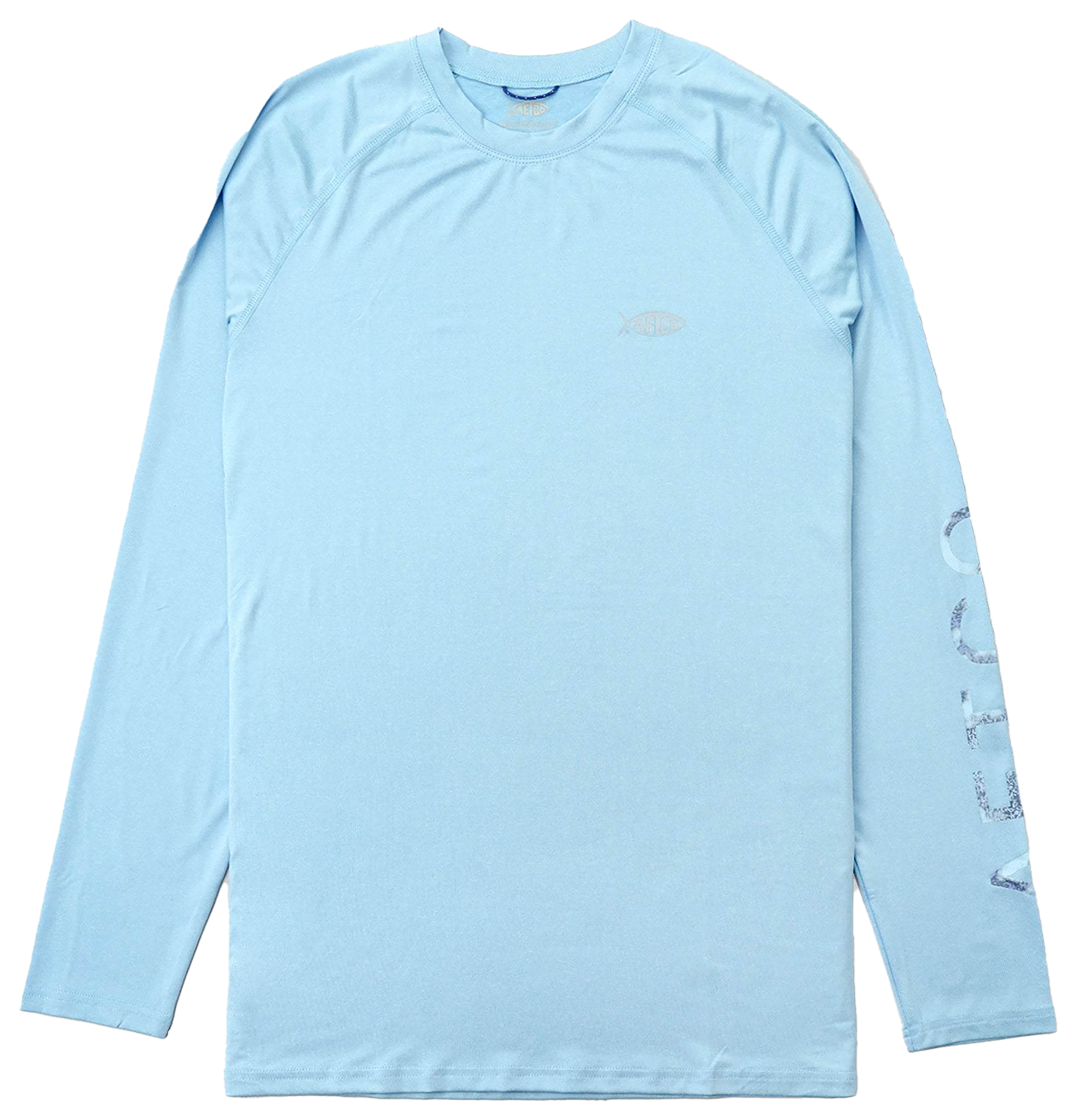 Image of AFTCO Samurai 2 Long-Sleeve Shirt for Men - Airy Blue Heather