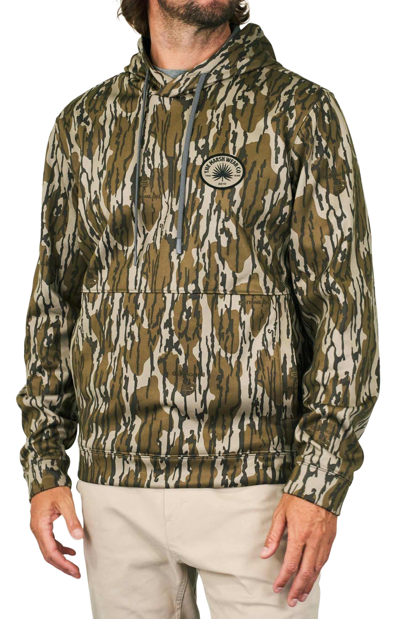Image of Marsh Wear Nor'Easter Pullover - Mossy Oak Bottomland