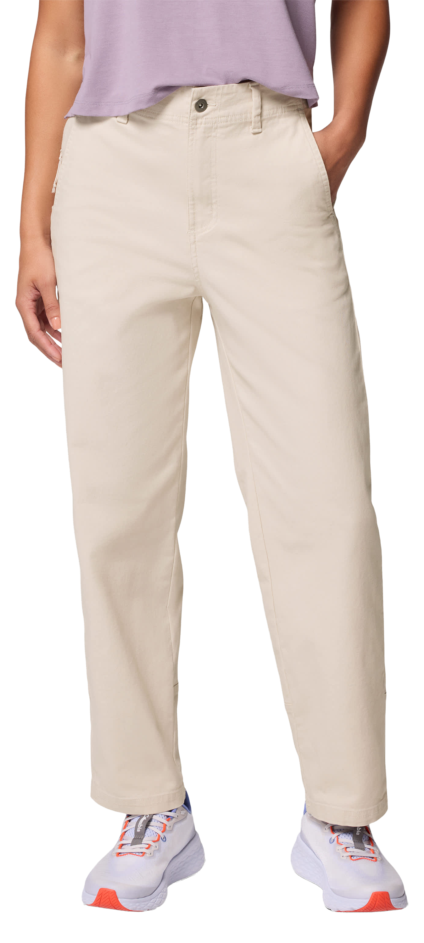 Image of Columbia ROC Straight-Leg Pants for Ladies - Dark Stone