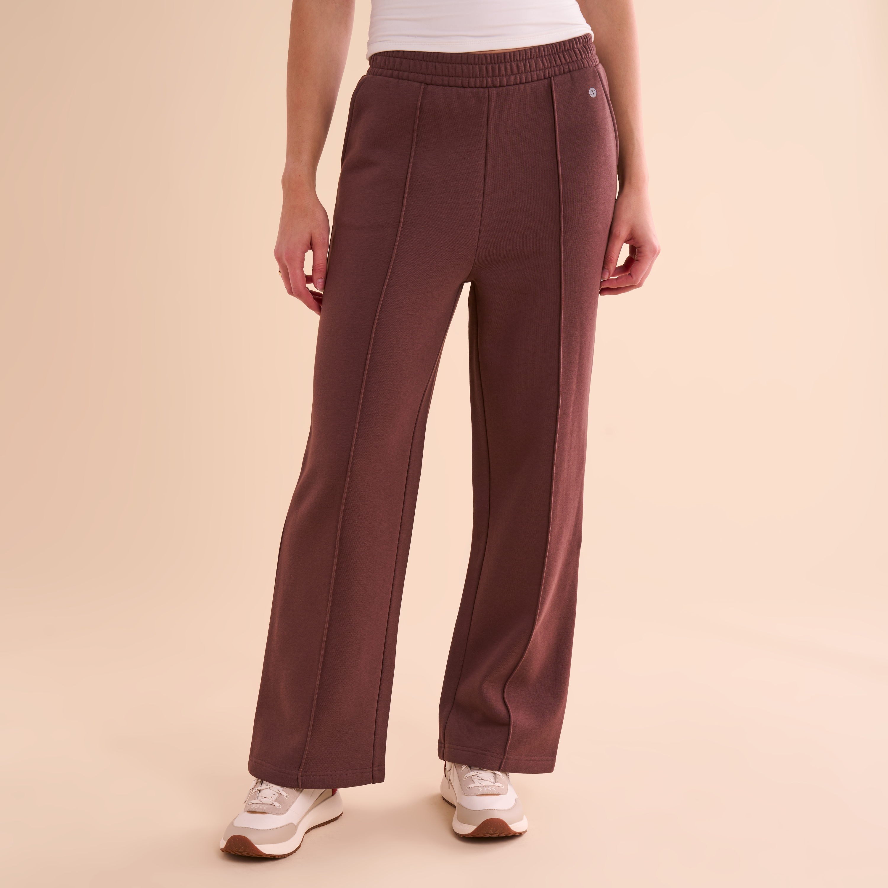 Image of Natural Reflections Harbor Knit Terry Sweatpants - French Roast