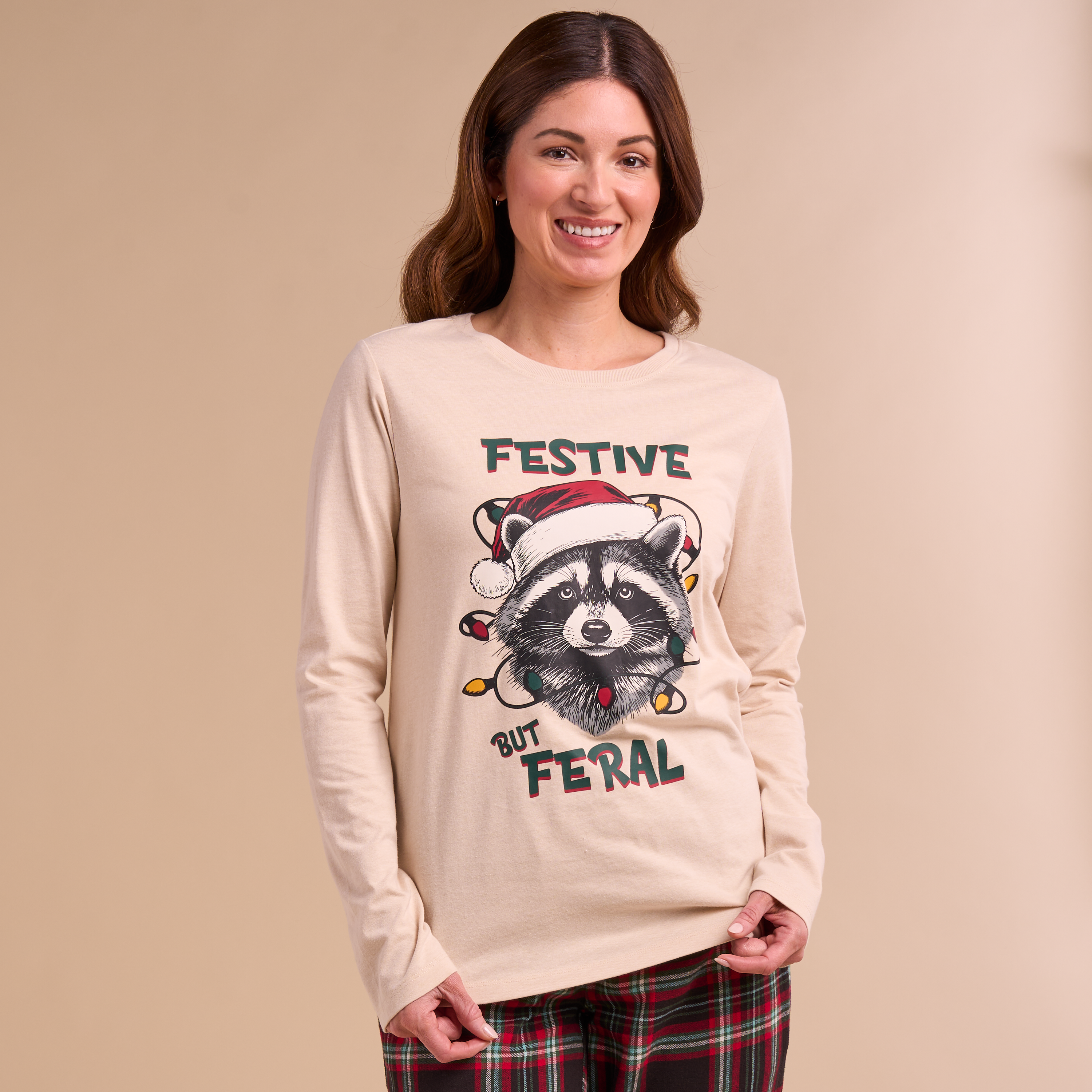 Natural Reflections Festive but Feral Long-Sleeve Shirt - Festive But Feral