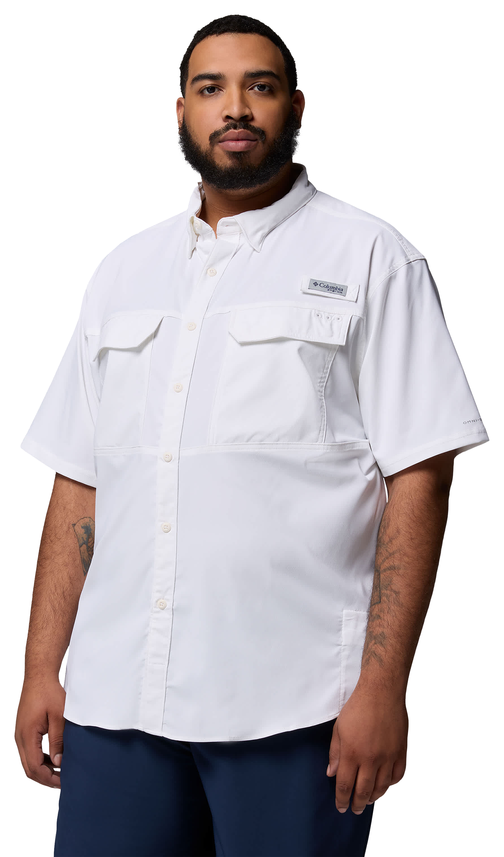 Image of Columbia PFG Skiff Guide II Short-Sleeve Shirt - White
