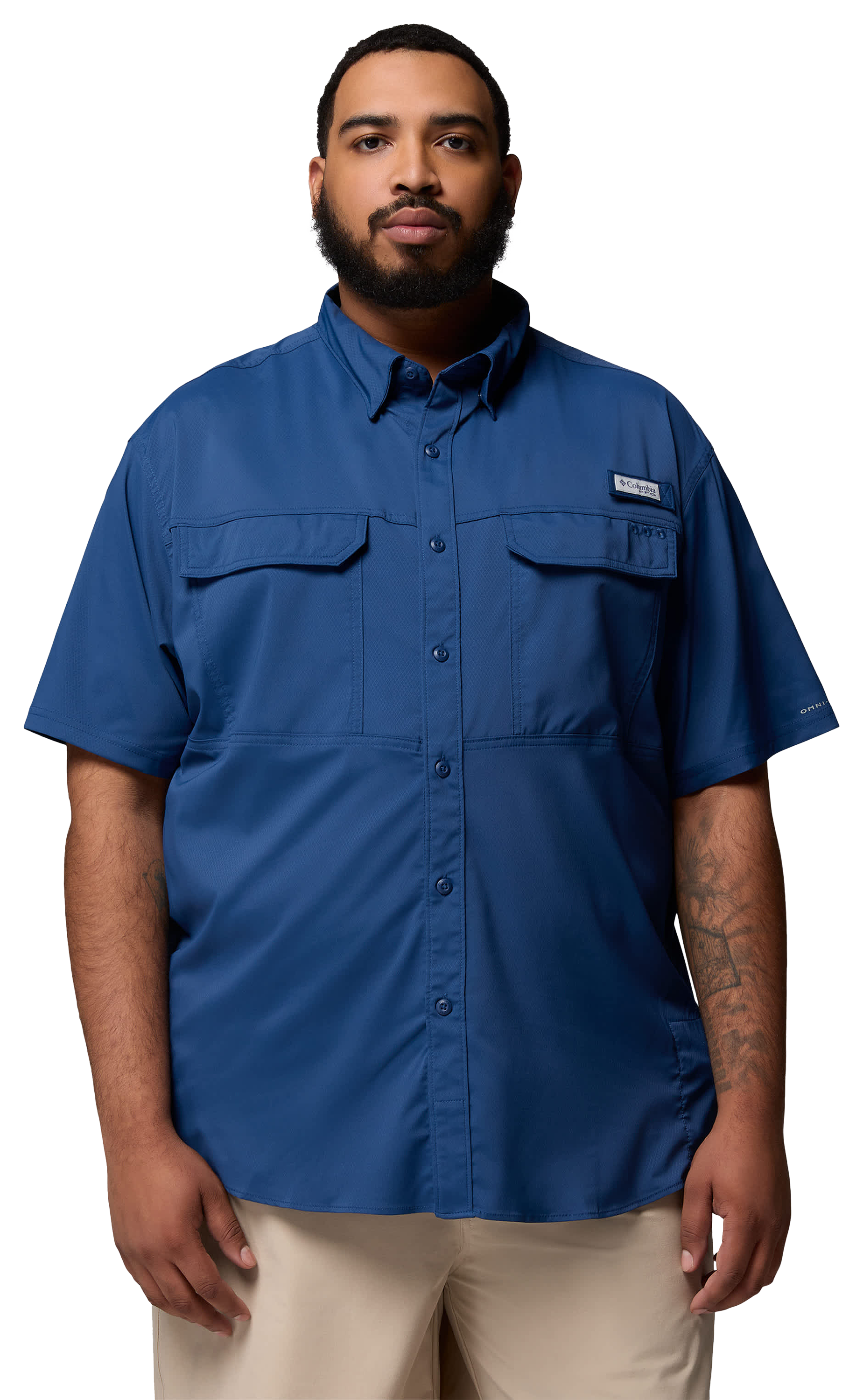 Image of Columbia PFG Skiff Guide II Short-Sleeve Shirt - Carbon
