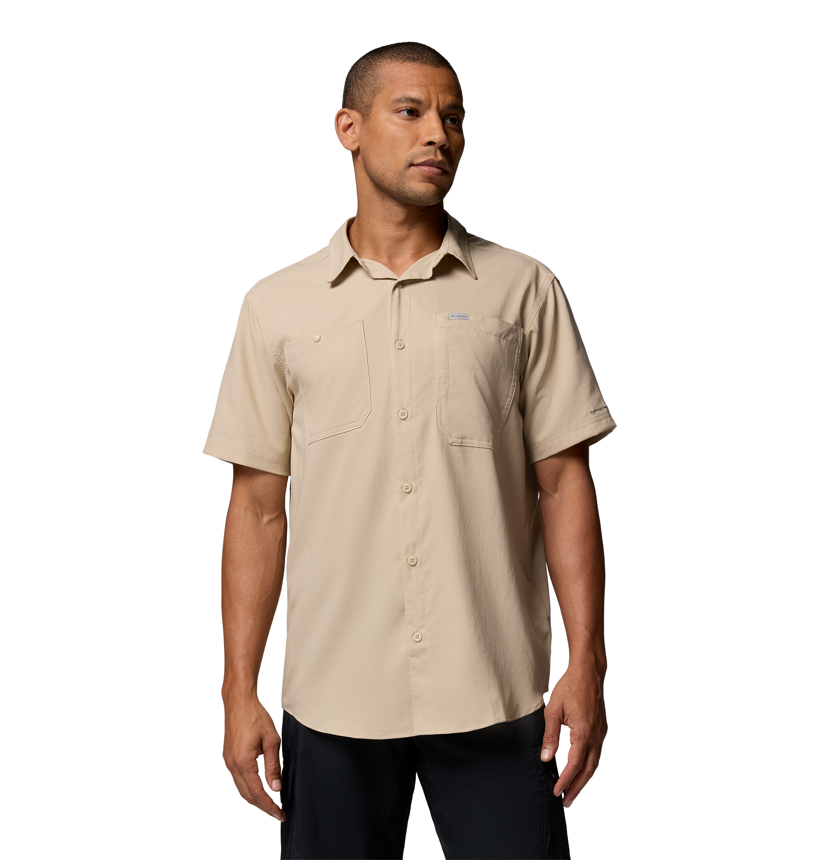 Image of Columbia Silver Ridge Utility II Button-Down Short-Sleeve Shirt - Ancient Fossil