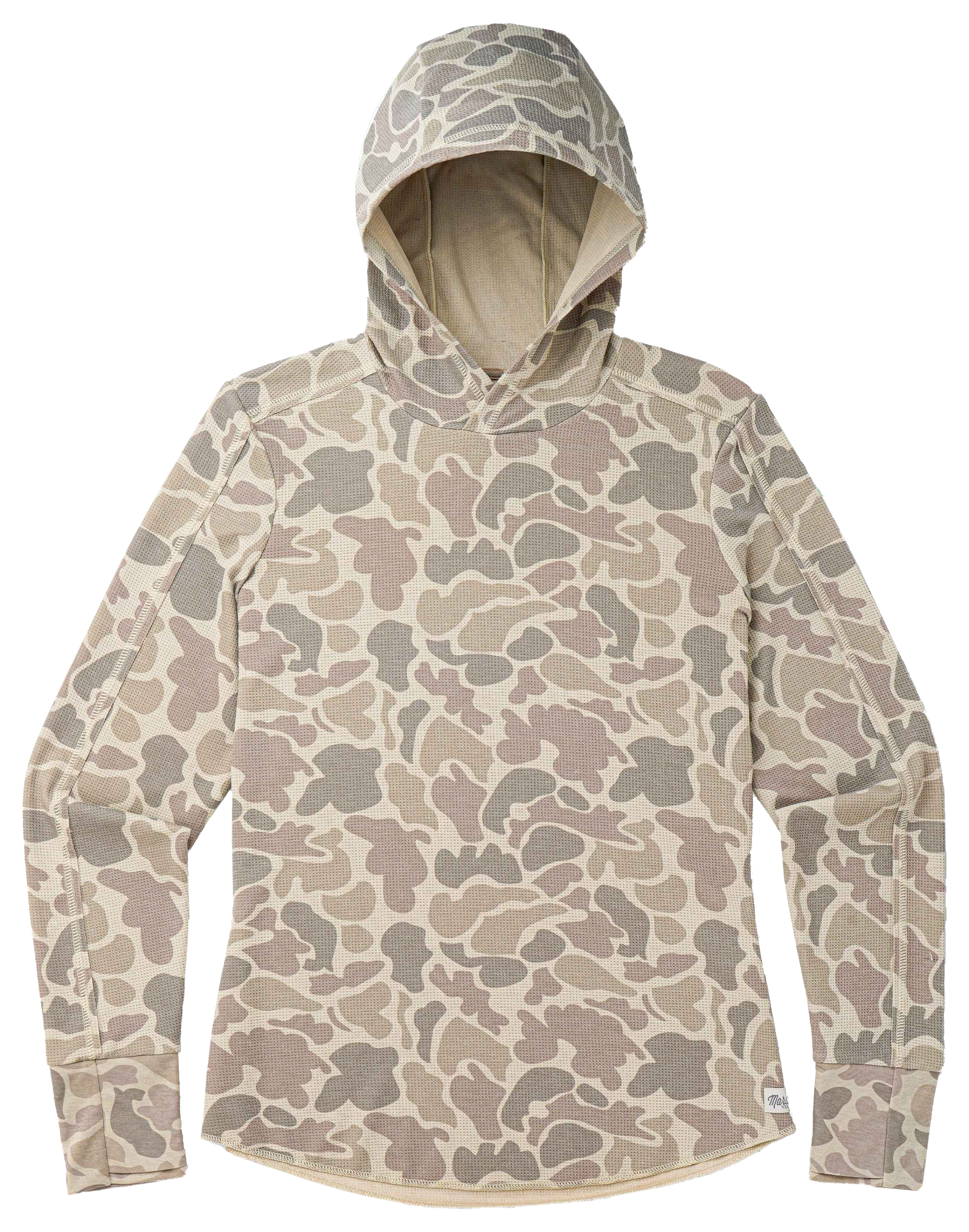 Image of Marsh Wear Surfside Long-Sleeve Hoodie - Khaki Mallard Camo