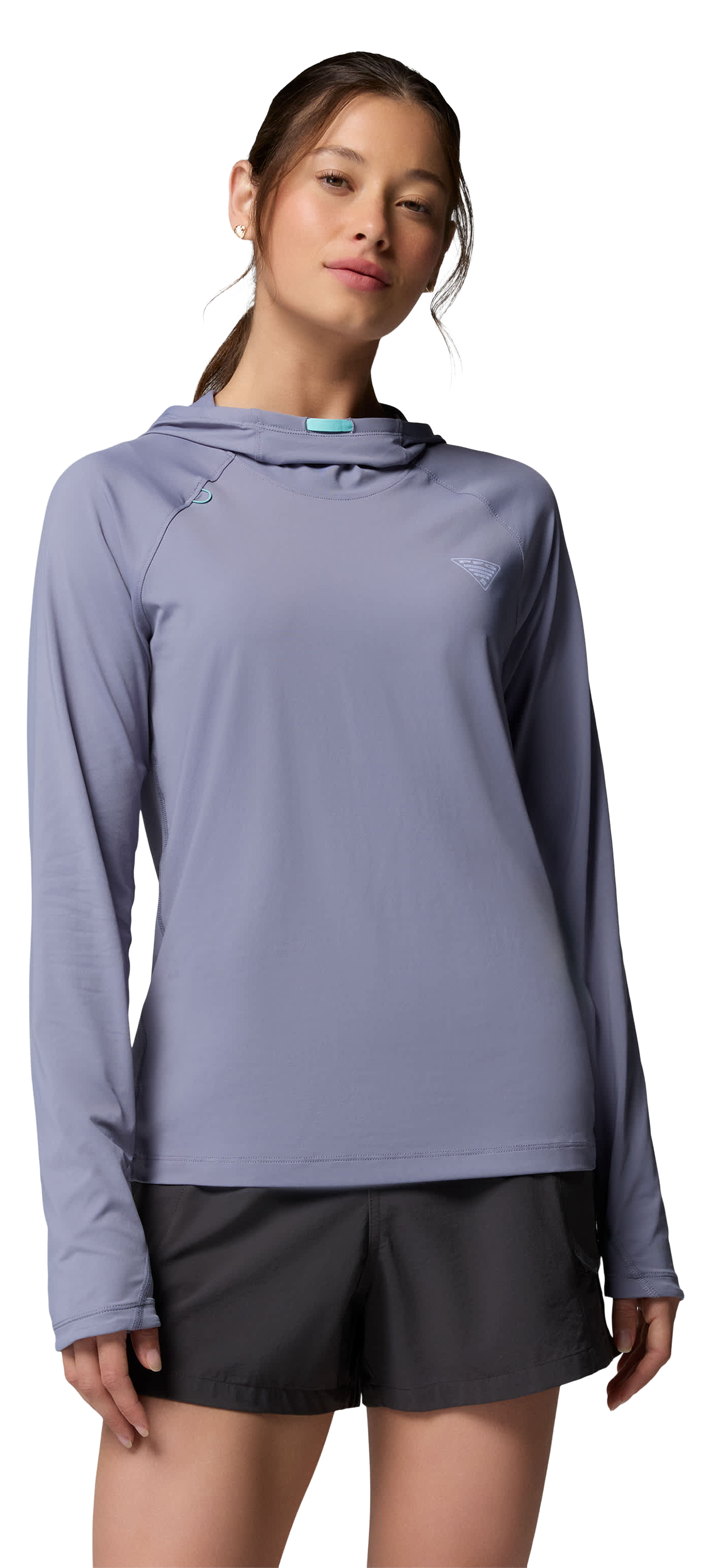 Image of Columbia PFG Wild Cast Sun Hoodie - New Moon