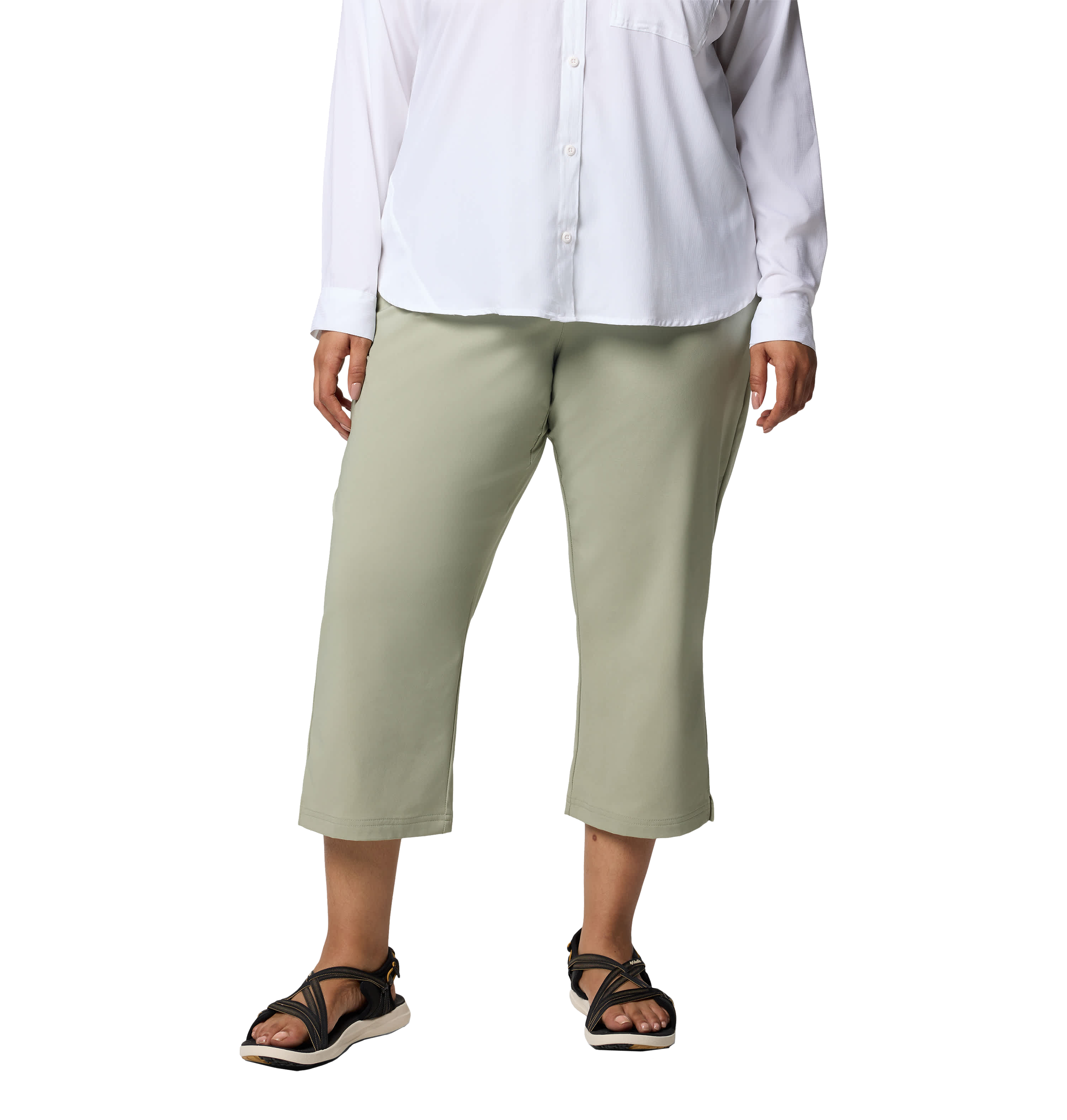 Image of Columbia All Seasons Capri Pants for Ladies - Safari