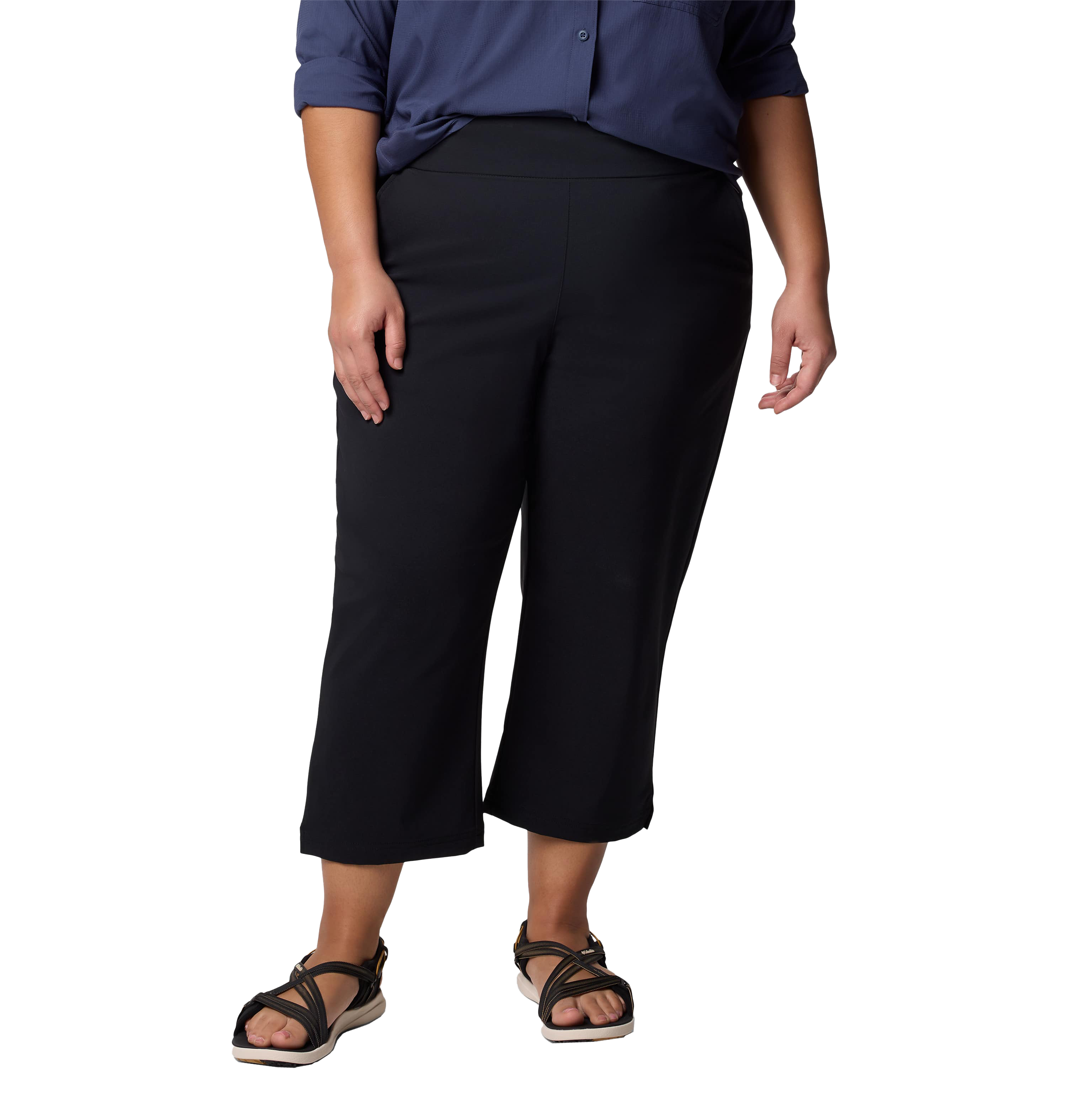 Image of Columbia All Seasons Capri Pants for Ladies - Black