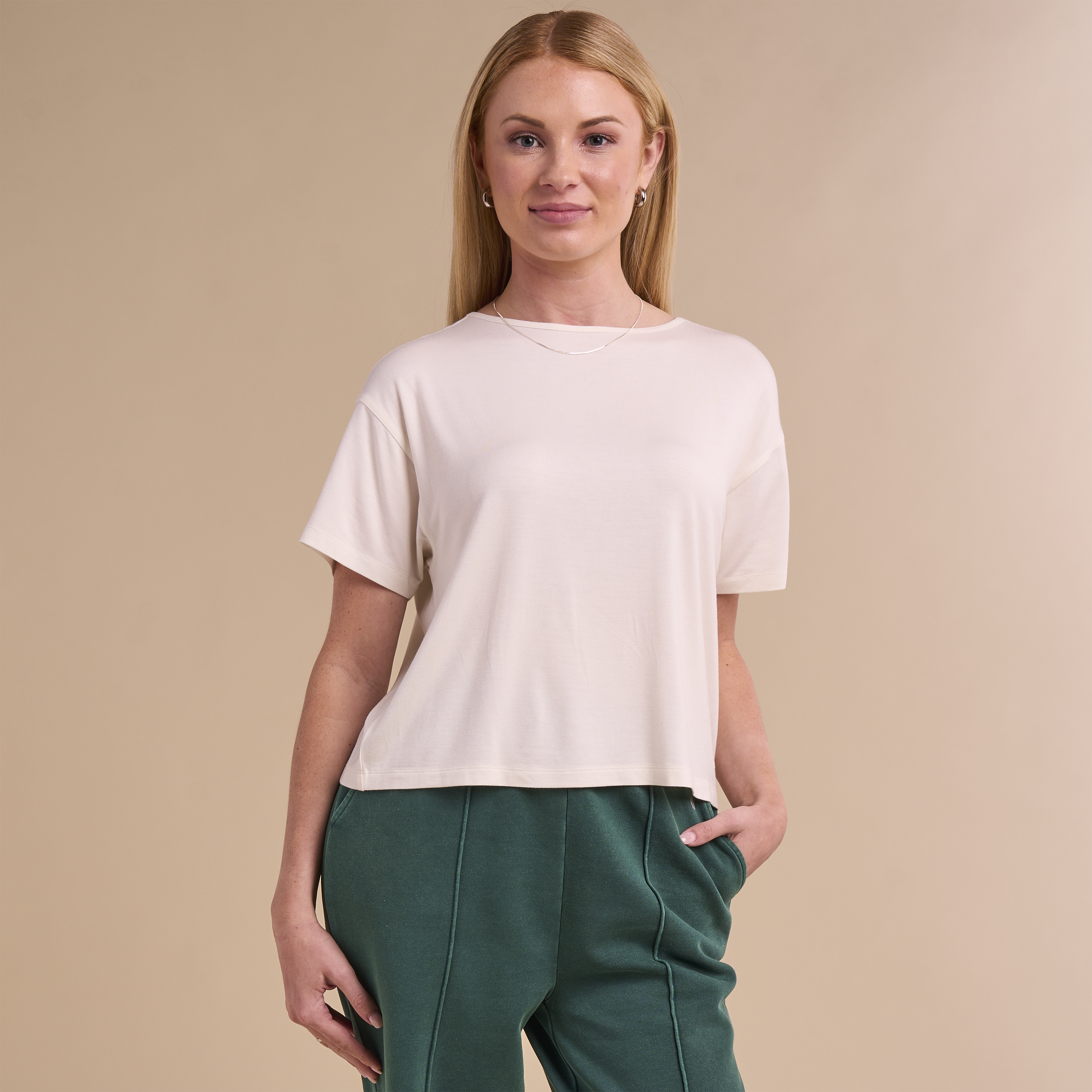 Image of Natural Reflections Horizon Short-Sleeve T-Shirt - Egret