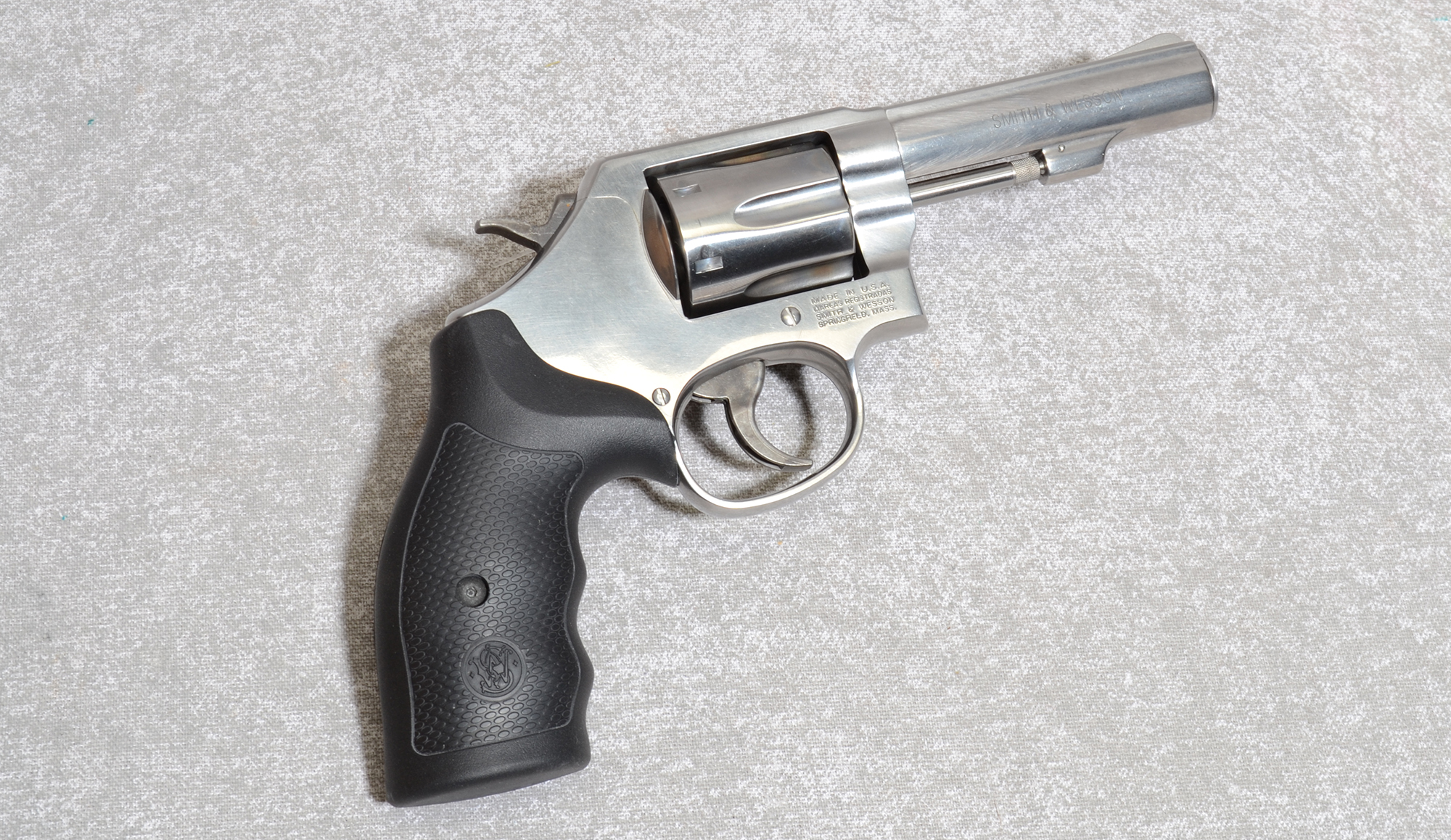 Smith & Wesson 64-8 Pistol, .38 S&W Special +P, 4 Inch Barrel, 2 1/4 lbs. - Bass Pro Shops