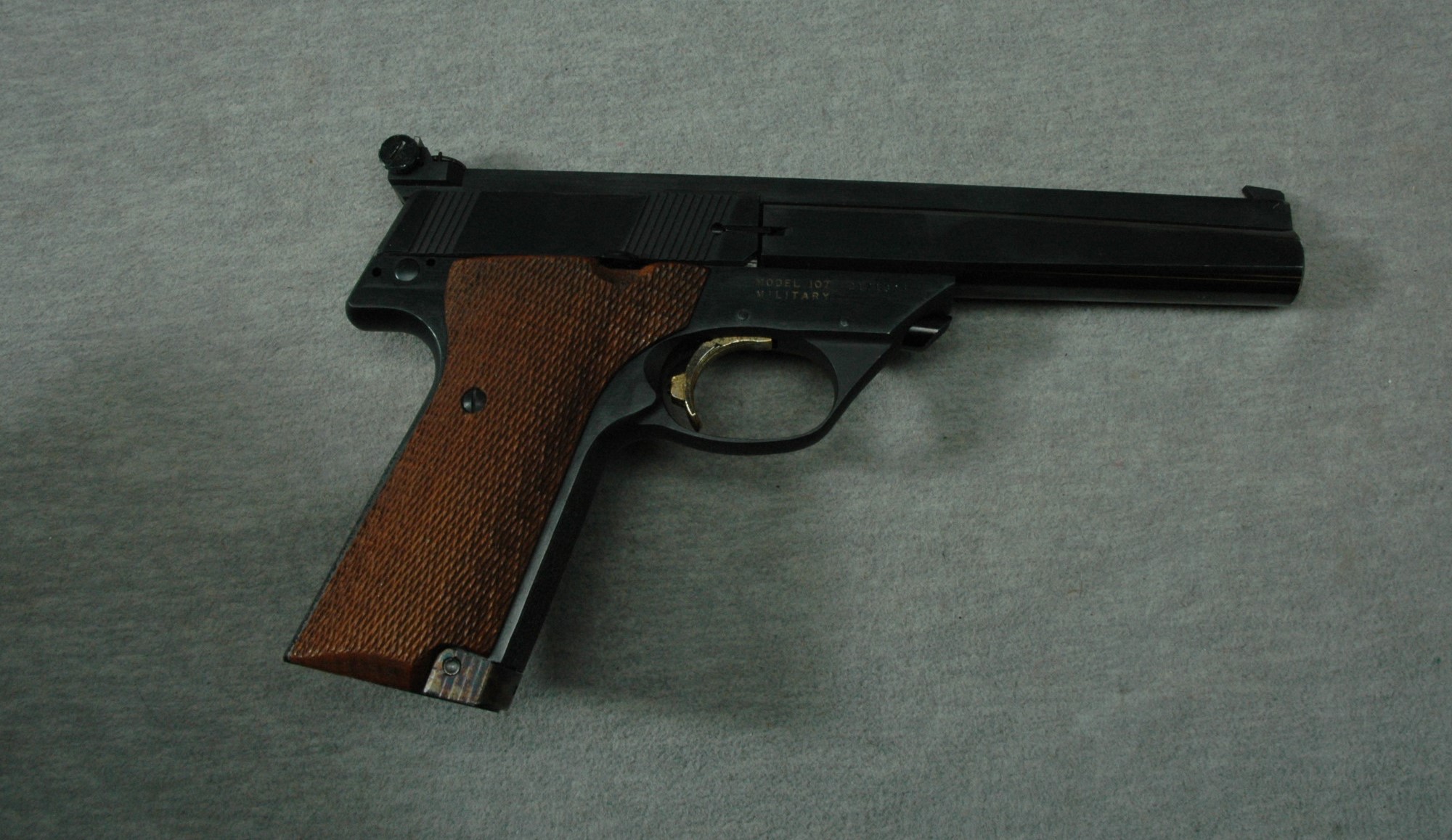 High Standard ~ 107 Military (Giles Custom) ~ .22 Long RIfle - Bass Pro Shops