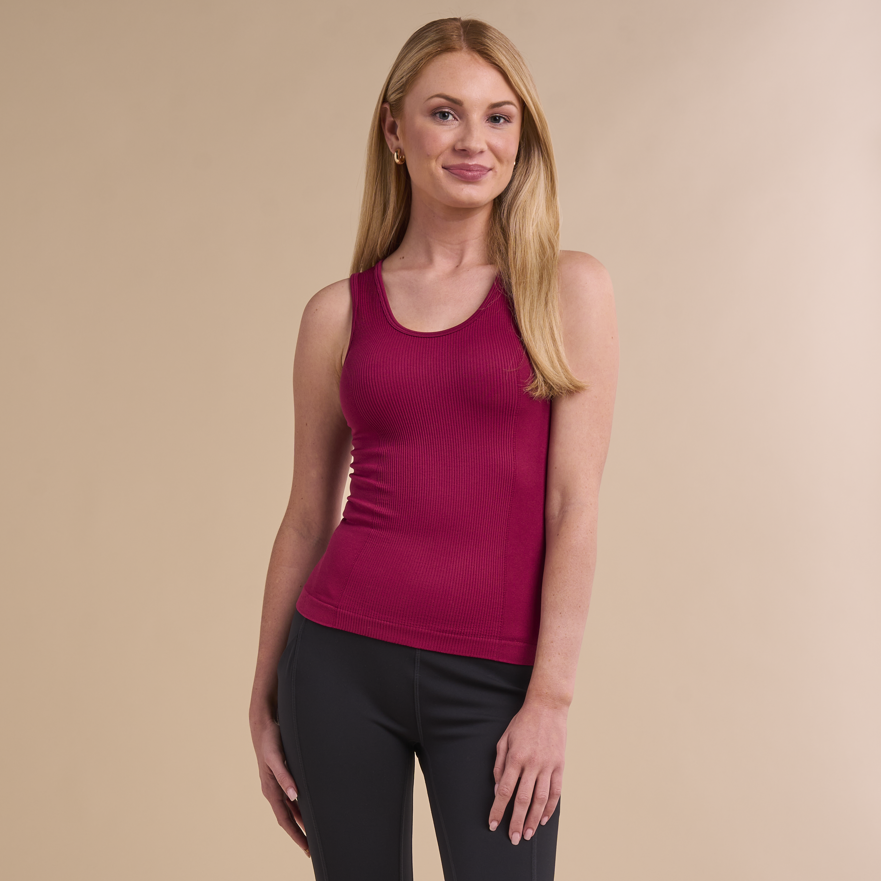 Image of Natural Reflections Seamless Ribbed Tank Top