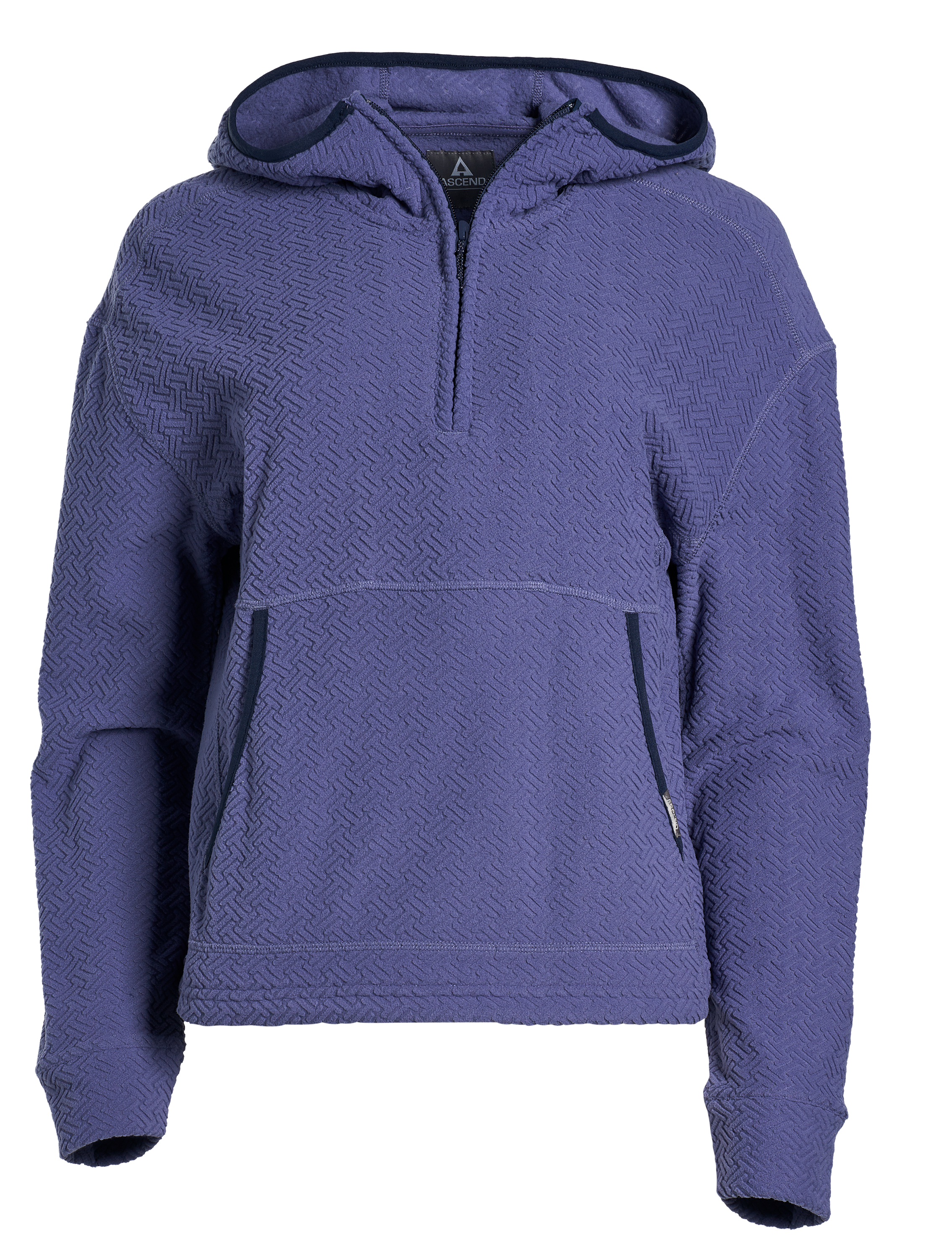 Image of Ascend Escape Long-Sleeve Quarter-Zip Hoodie - Heron