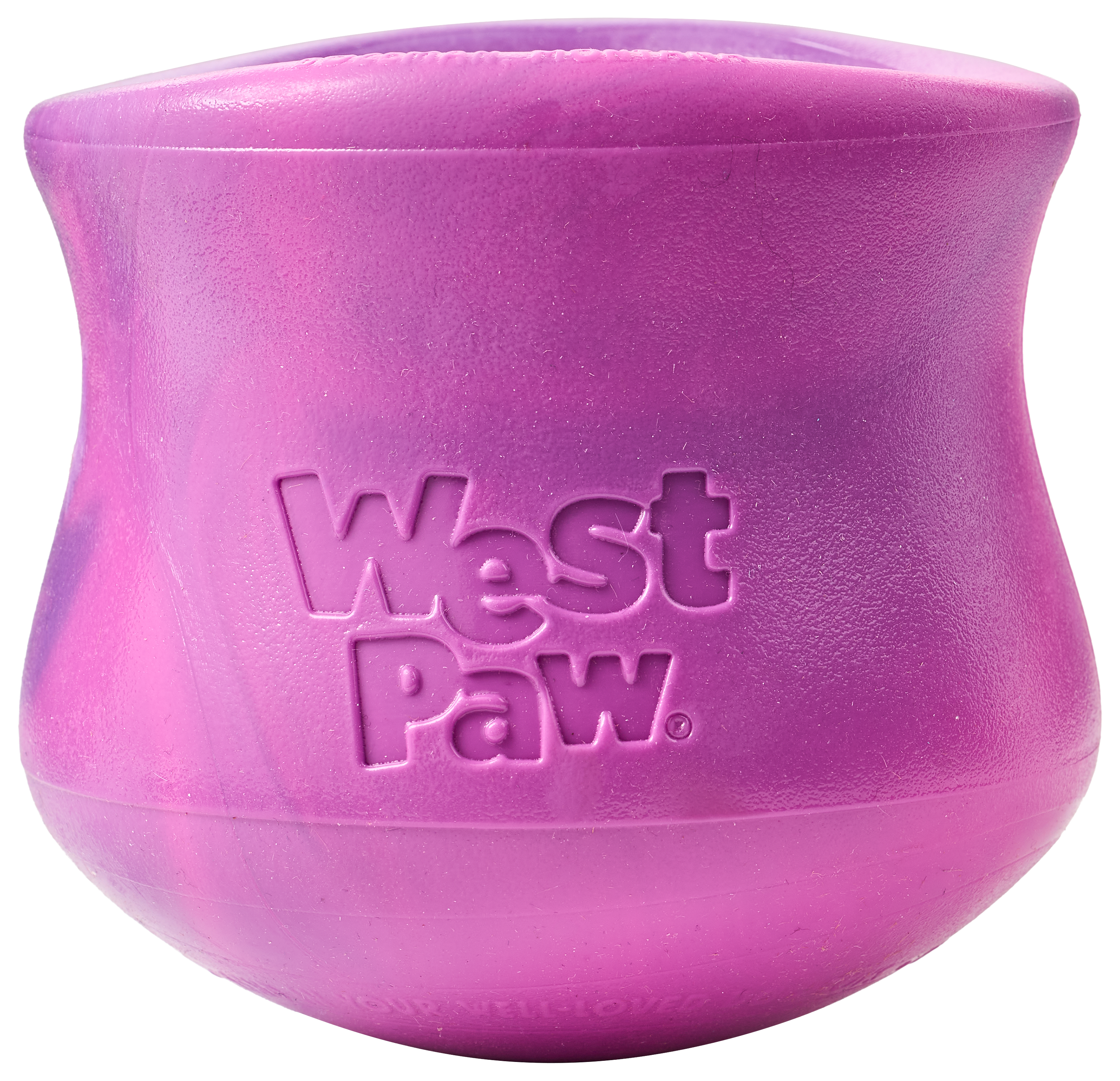 Image of "West Paw Toppl Dog Toy - Pink/Purple - 4"""