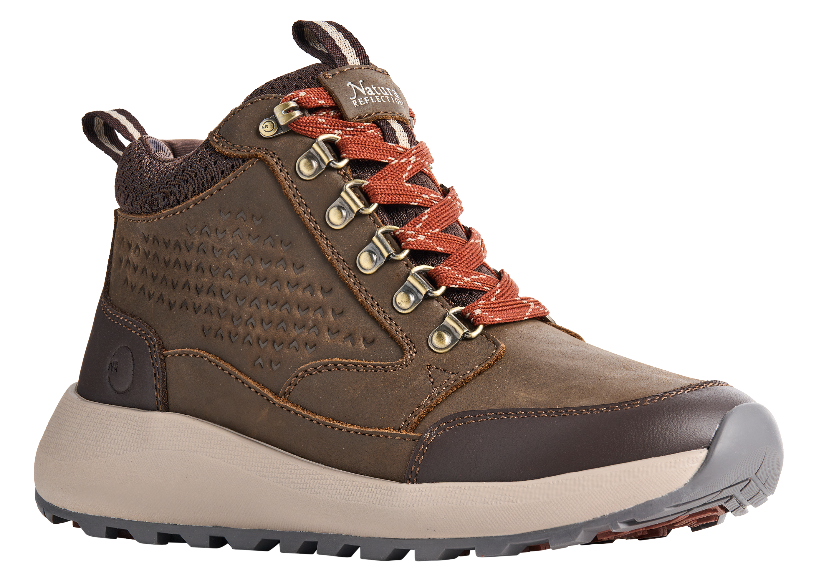 Natural Reflections Natural Reflections Crest Mid Hiking Boots for Women - Dark Earth - $99.99 at Bass Pro Shops