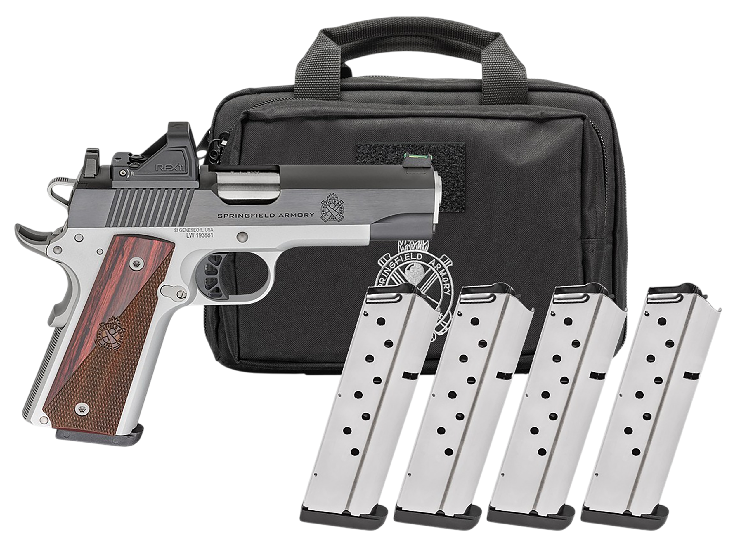 Springfield Armory 1911 Ronin 425 AOS SemiAuto Pistol with Gear Pac