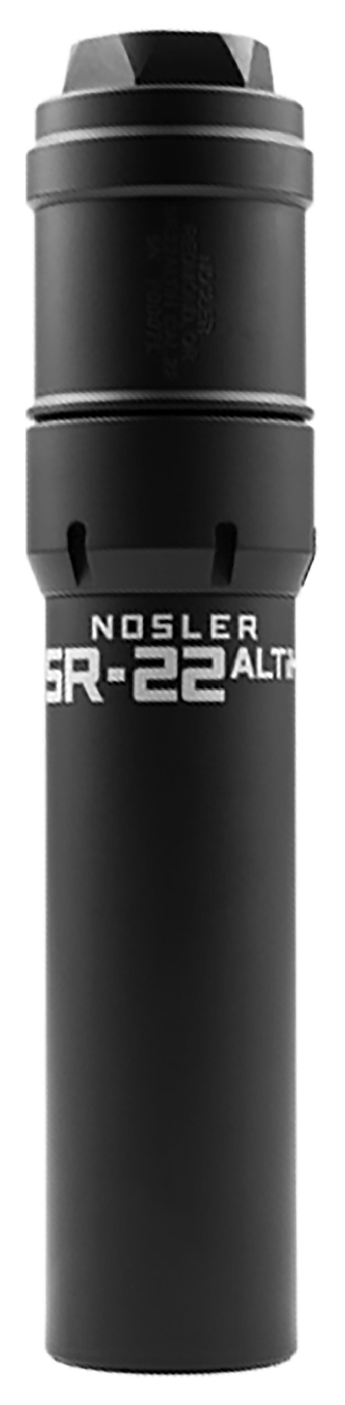 Image of Nosler SR-22ALTiH HUB DT Suppressor - 223/5.56 - Black