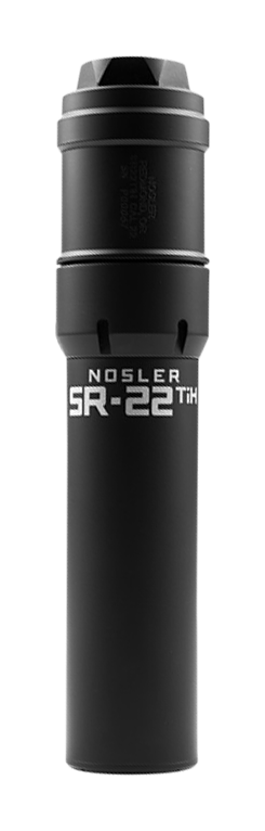 Image of Nosler SR-22TiH HUB DT Suppressor - Black