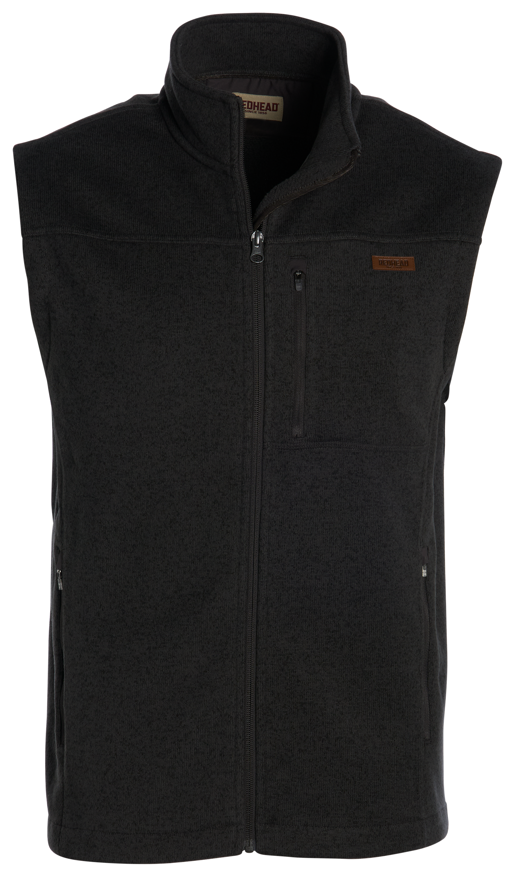 Image of RedHead Logan Creek Sweaterfleece V-Neck Vest - Raven