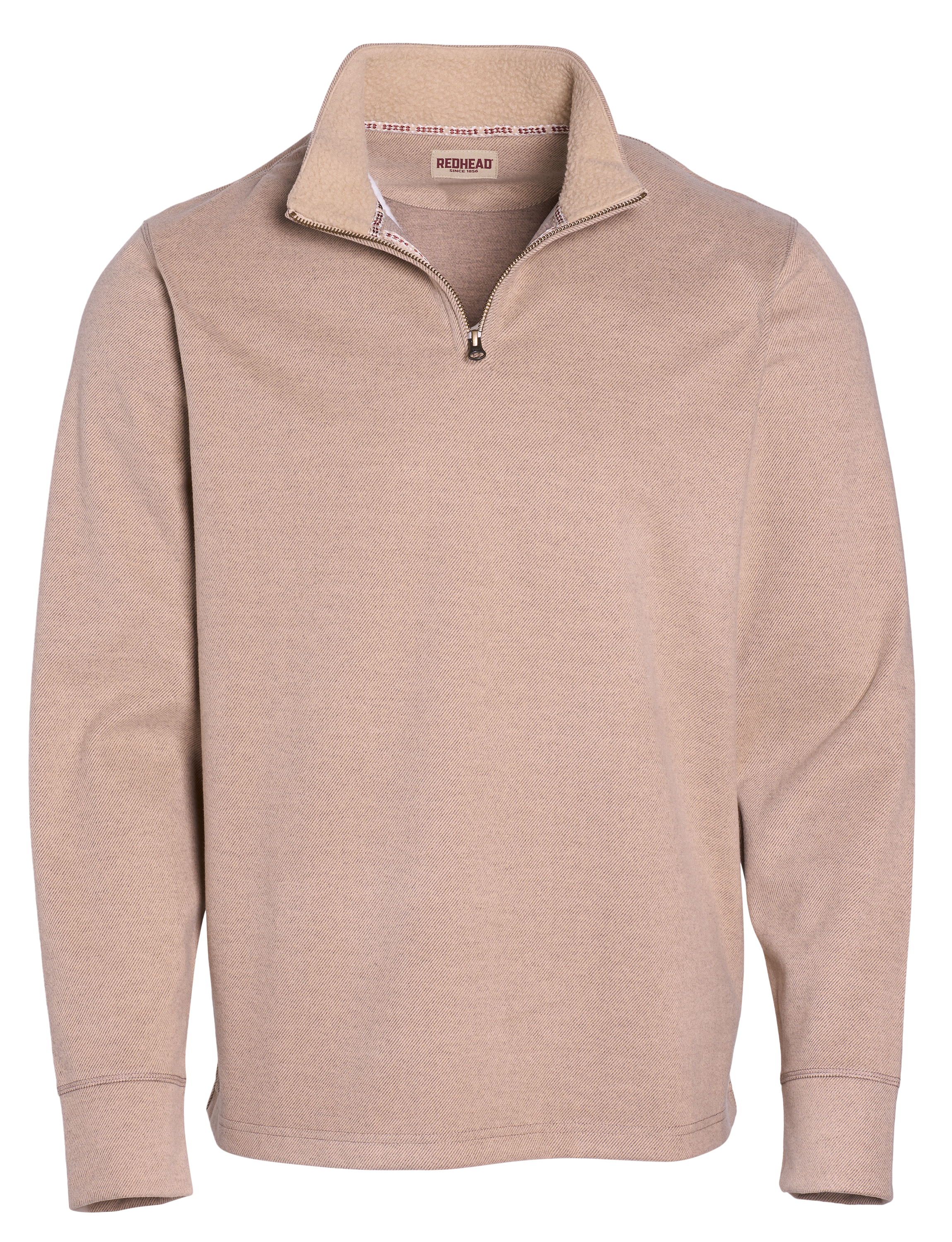 Image of RedHead Big Piny Quarter-Zip Sherpa Pullover - White Pepper