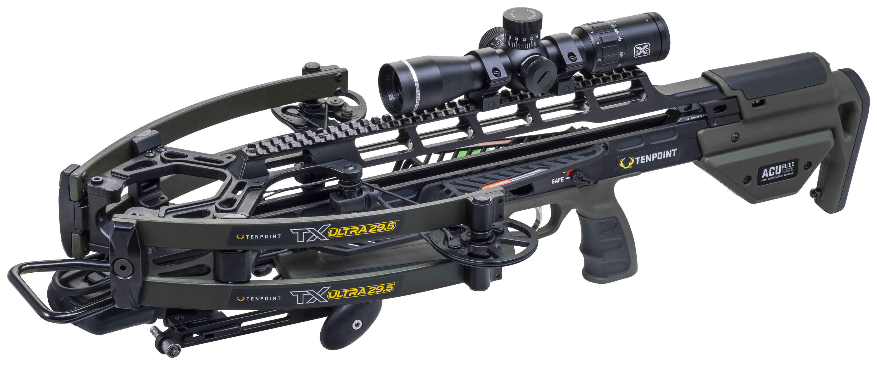 Image of TenPoint TX Ultra 29.5 Crossbow with EVO-X Marksman Scope - Moss