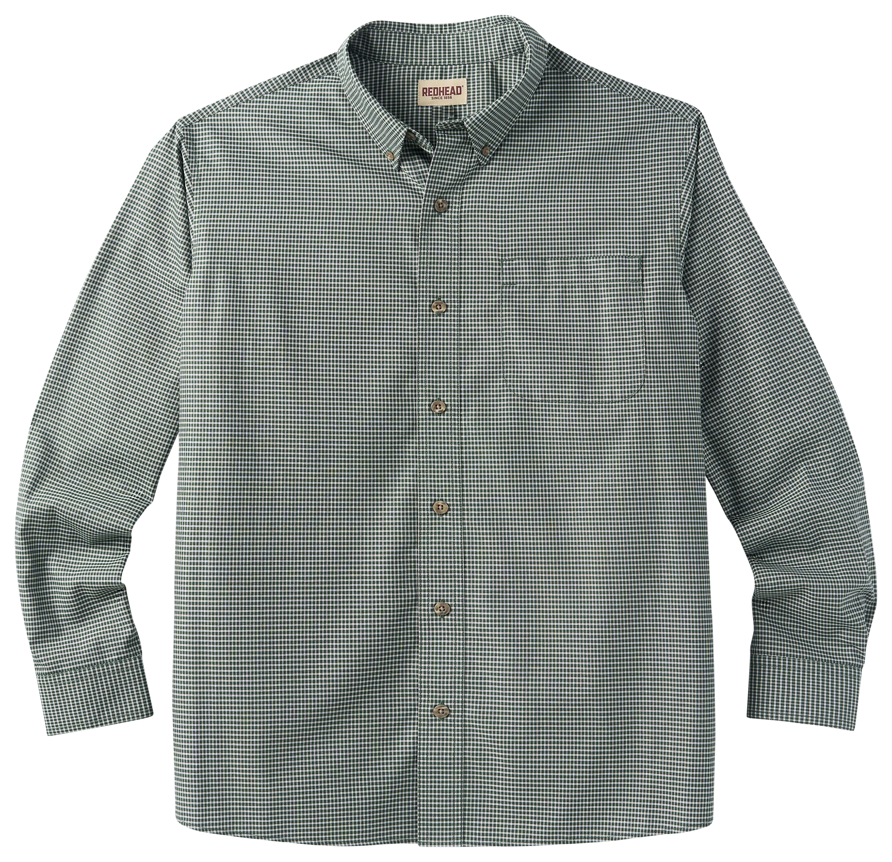 Image of RedHead Wrinkle-Free Easy-Care Button-Down Long-Sleeve Shirt