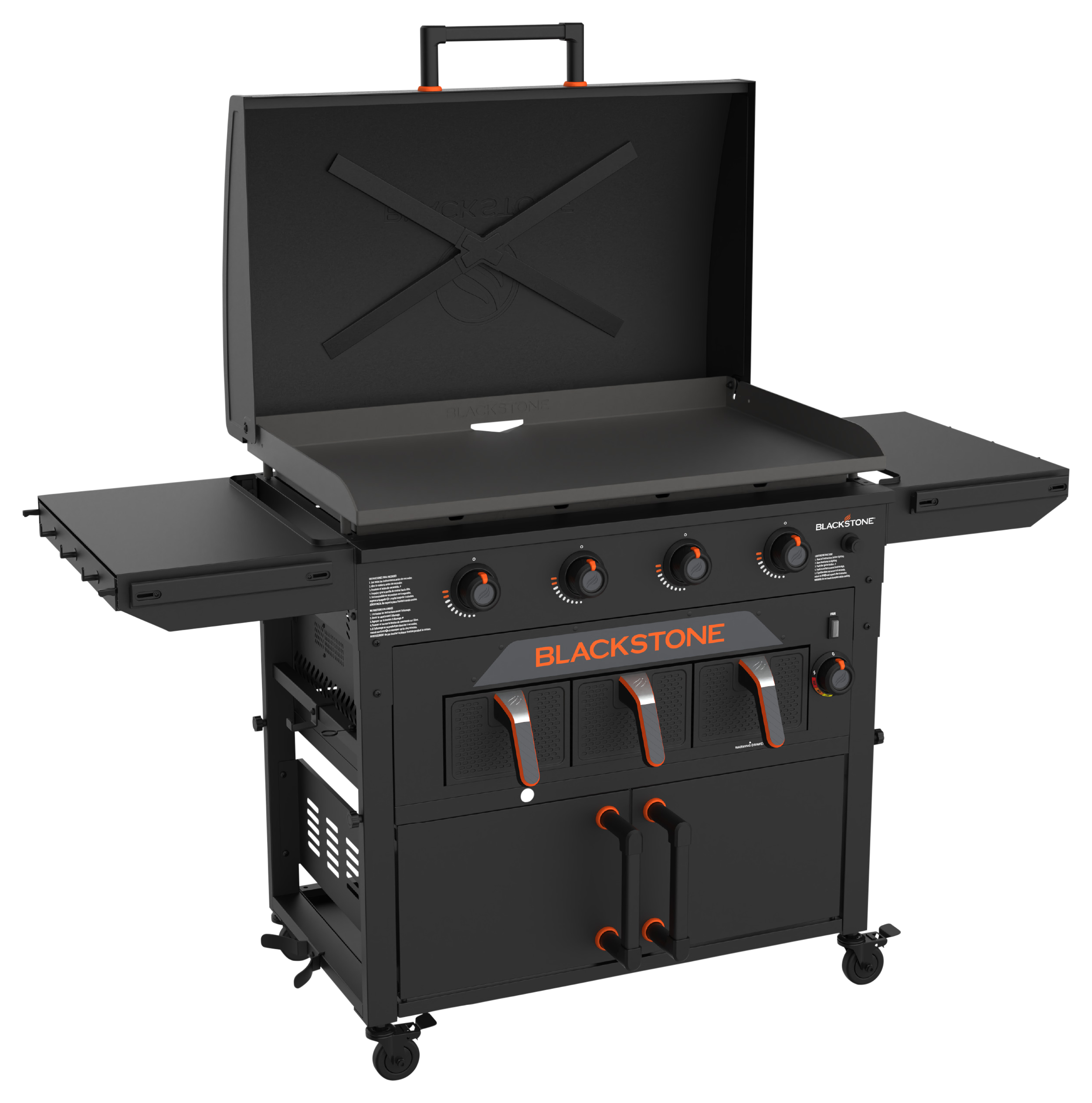 Image of "Blackstone 36"" Original Omnivore Griddle/Airfryer Combo with Hood"
