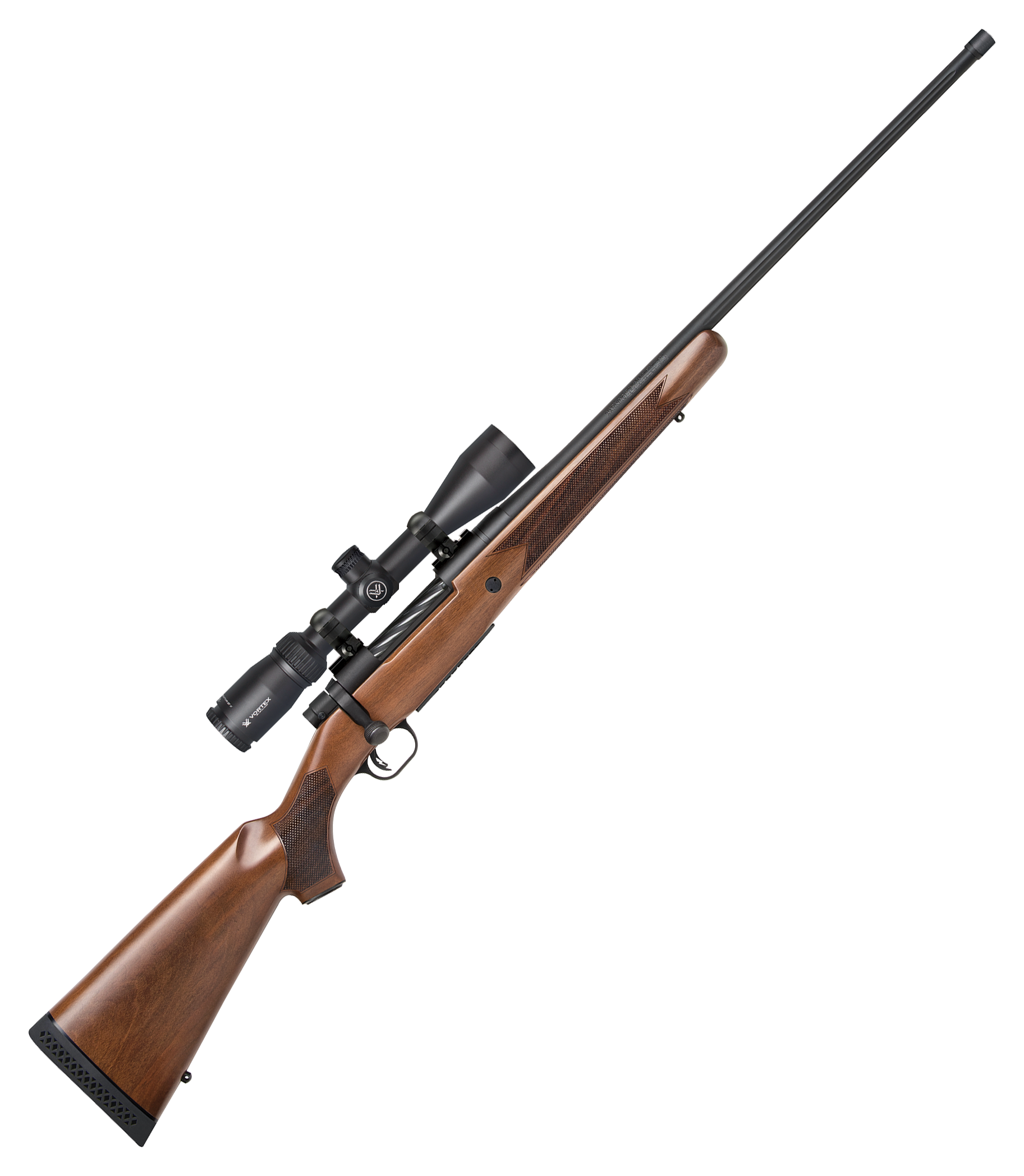 Mossberg Patriot Walnut BoltAction Rifle with Vortex Crossfire II 39x40 Scope