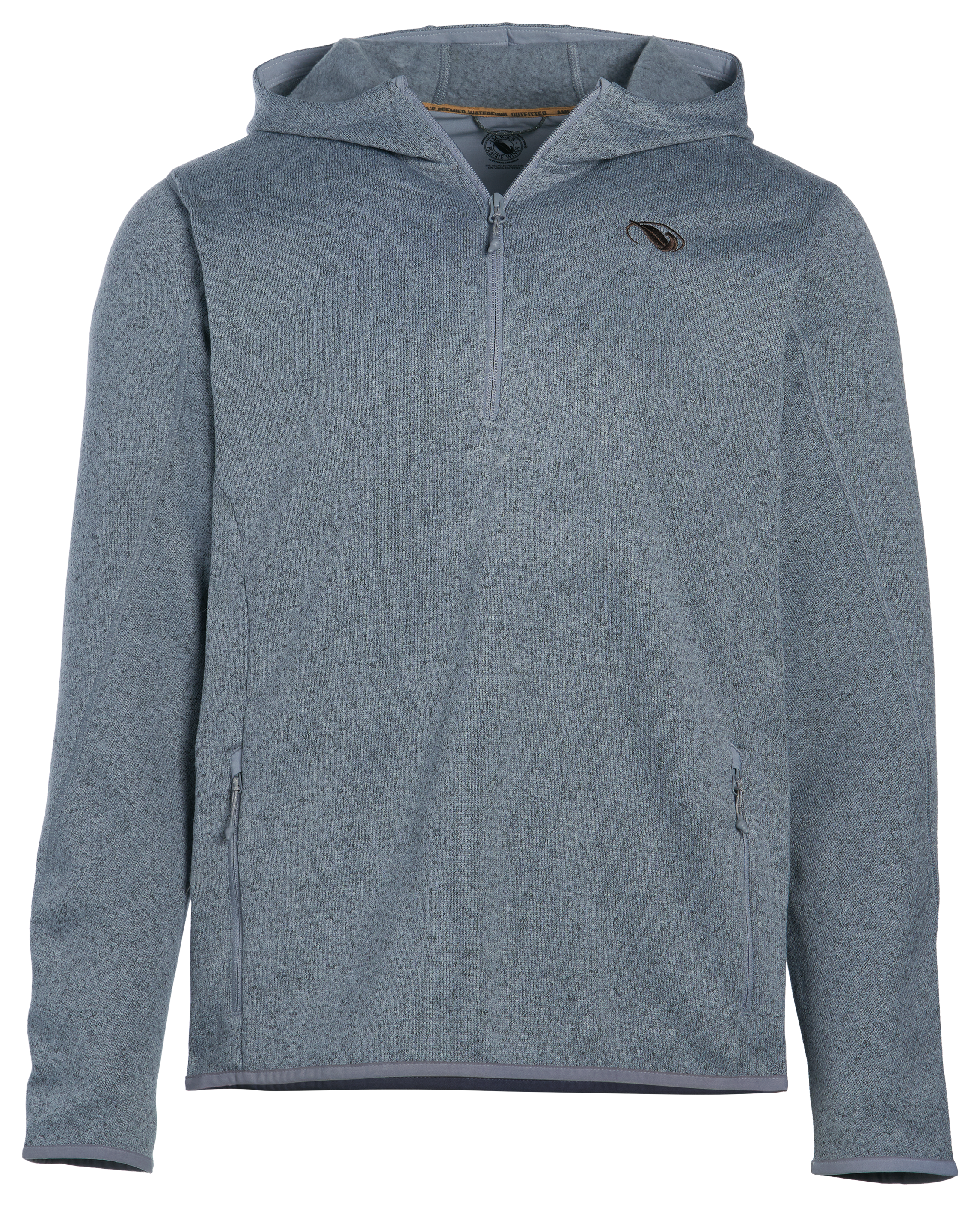 Image of Mack's Prairie Wings Recon Quarter-Zip Fleece Hoodie - Tradewinds