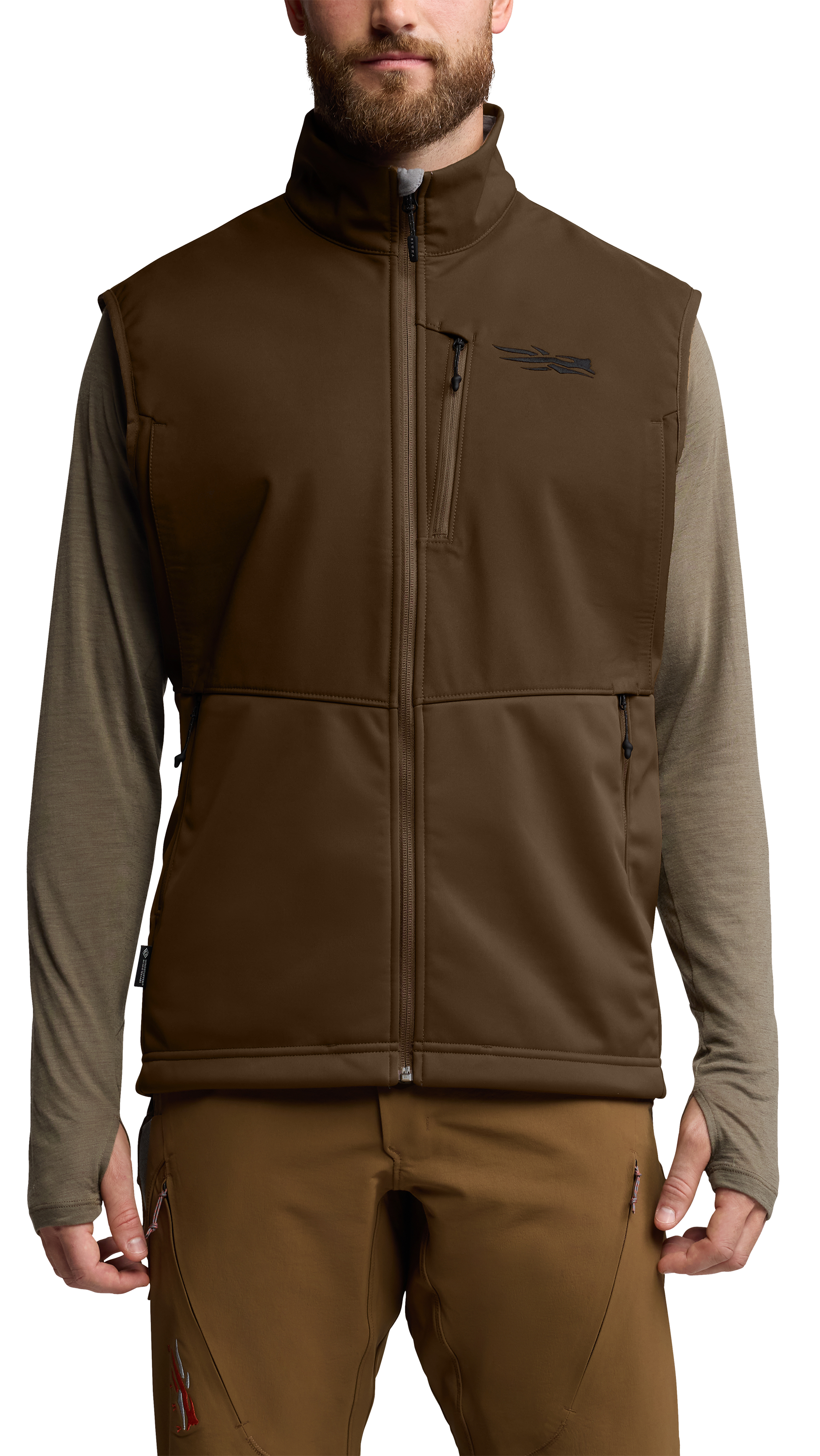 Image of SITKA Dakota GORE-TEX INFINIUM WINDSTOPPER Vest - Mud