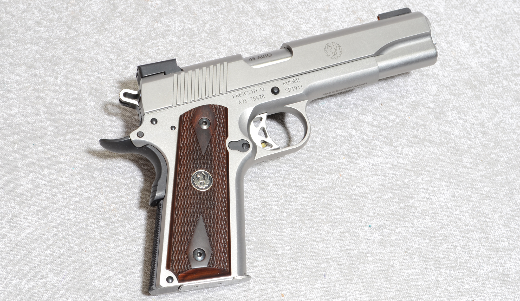 Ruger SR1911 Pistol, .45 Auto, 5 Inch Barrel, 2 1/2 lbs. - Bass Pro Shops