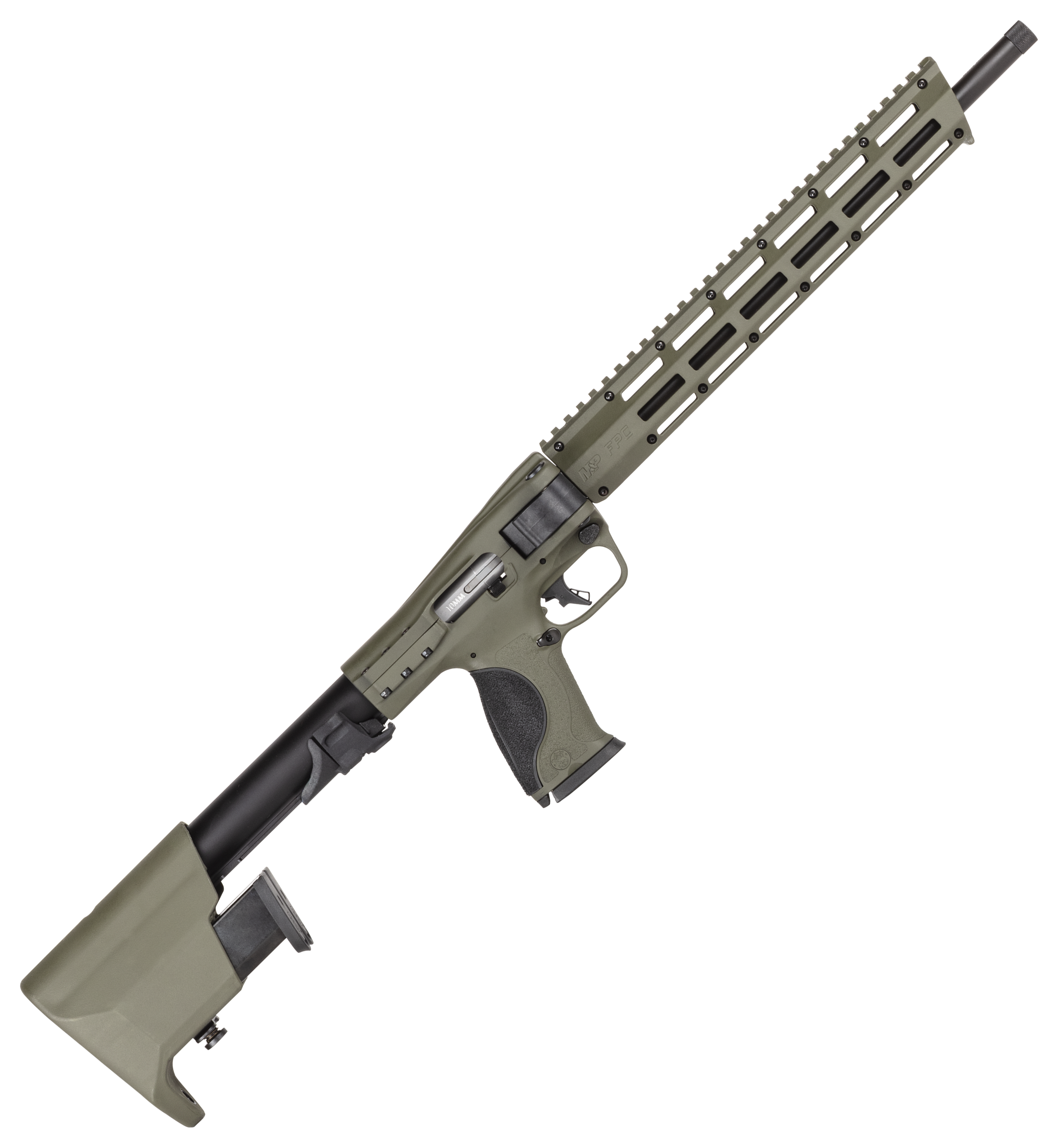 Image of Smith & Wesson M&P FPC Series Folding Carbine - 10mm - Olive Drab Green - 15