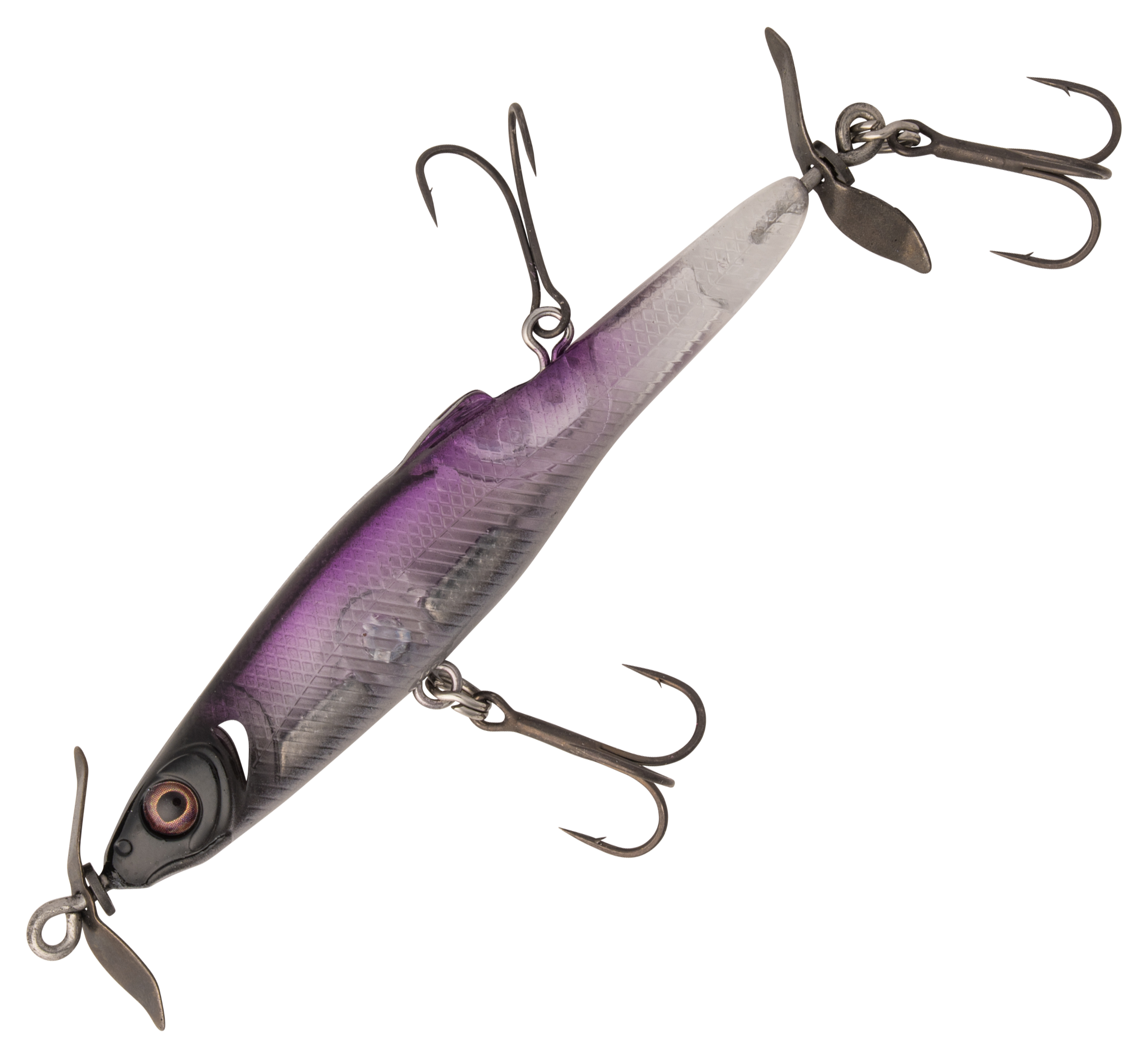 Image of "Great Lakes Finesse Stay-Pinned Spybait - Pro Purple - 3"" - 1/4 oz."