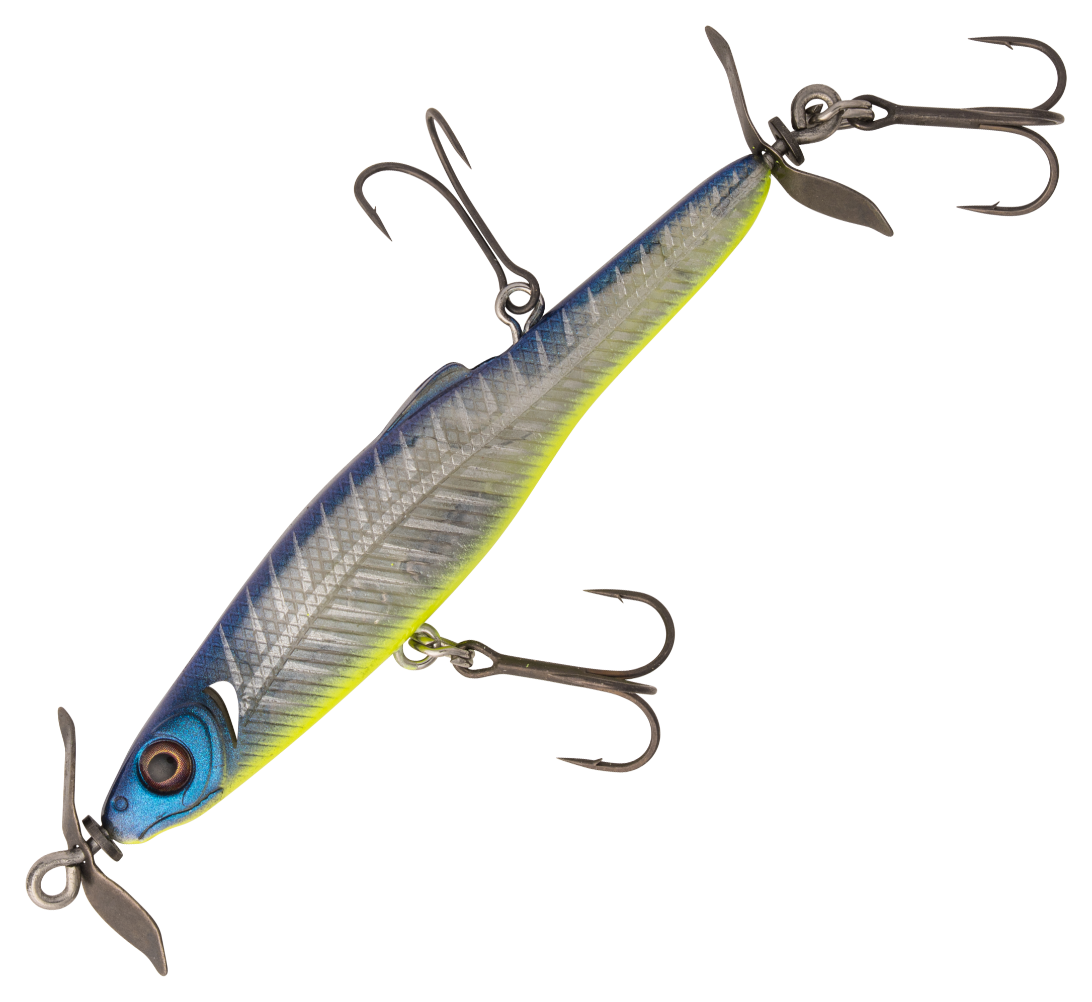 Image of "Great Lakes Finesse Stay-Pinned Spybait - Elegy Bone - 3"" - 1/4 oz."