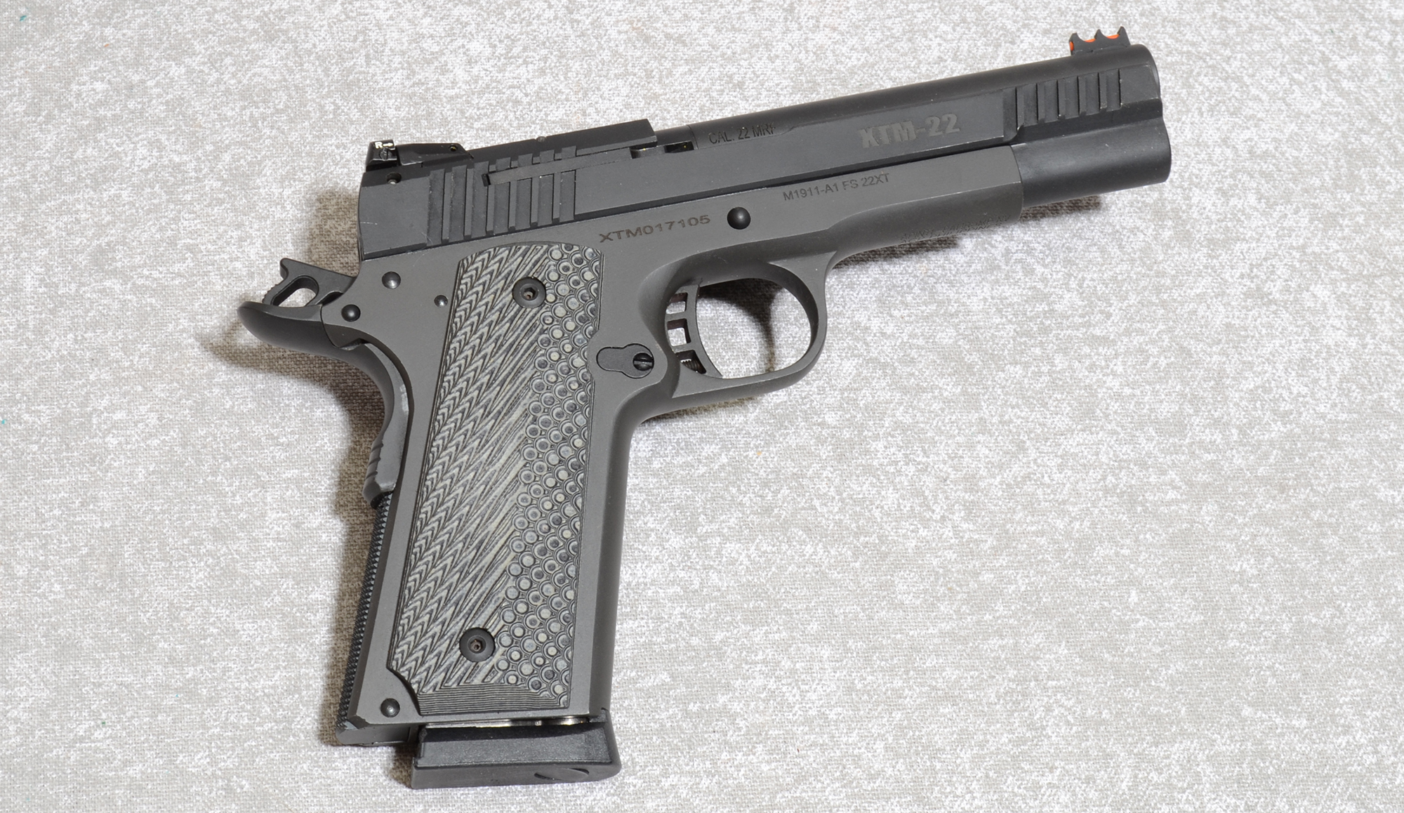 Rock Island M1911-A1 FS 22XT Pistol, .22 Magnum, 5 Inch Barrel, 2 1/2 lbs. - Bass Pro Shops