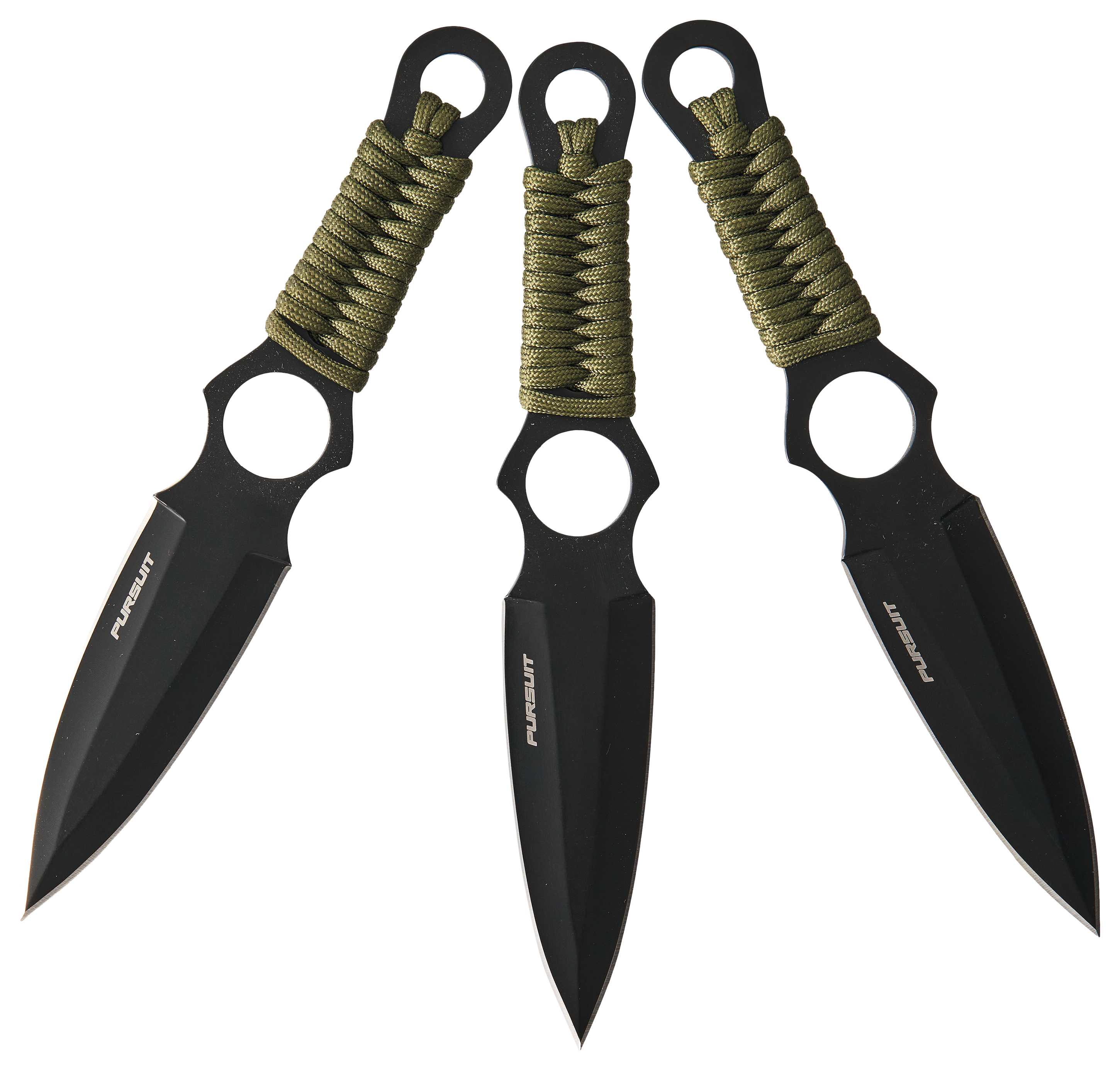 Image of Pursuit Paracord 3-Pack Throwing Knives