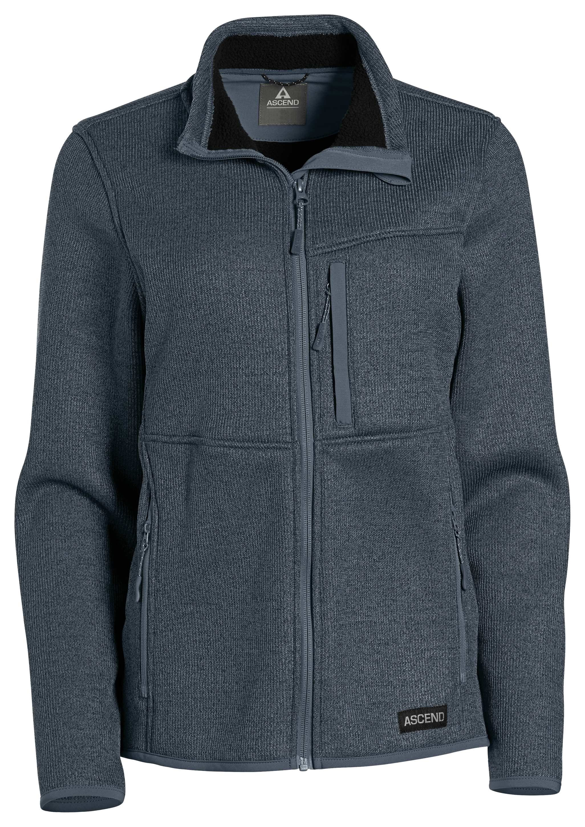 Image of Ascend Exploration Bonded Fleece Full-Zip Jacket - Turbulence