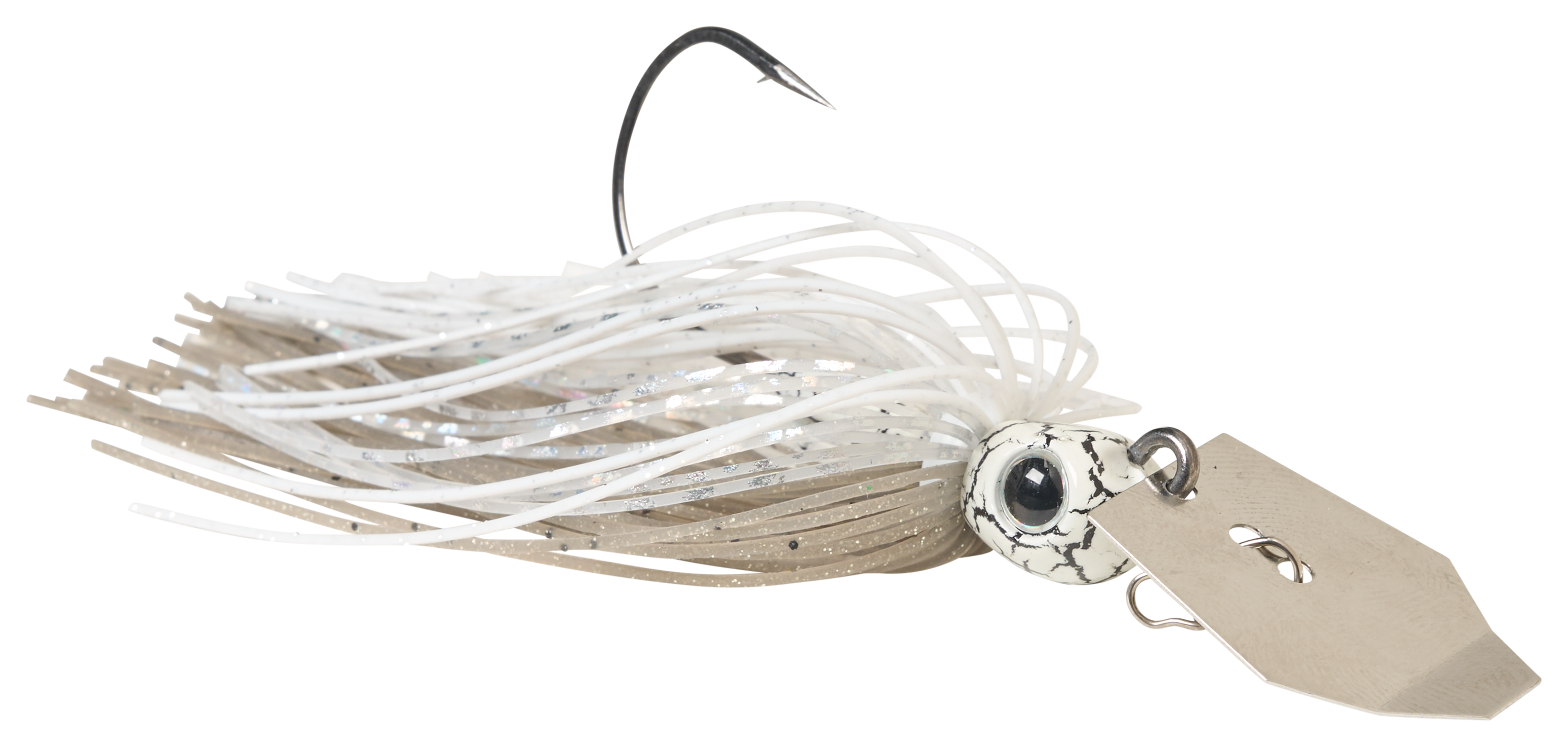 Image of XPS Chatterbomb Bladed Jig By Z-Man - White Lightning - 1/2 oz.