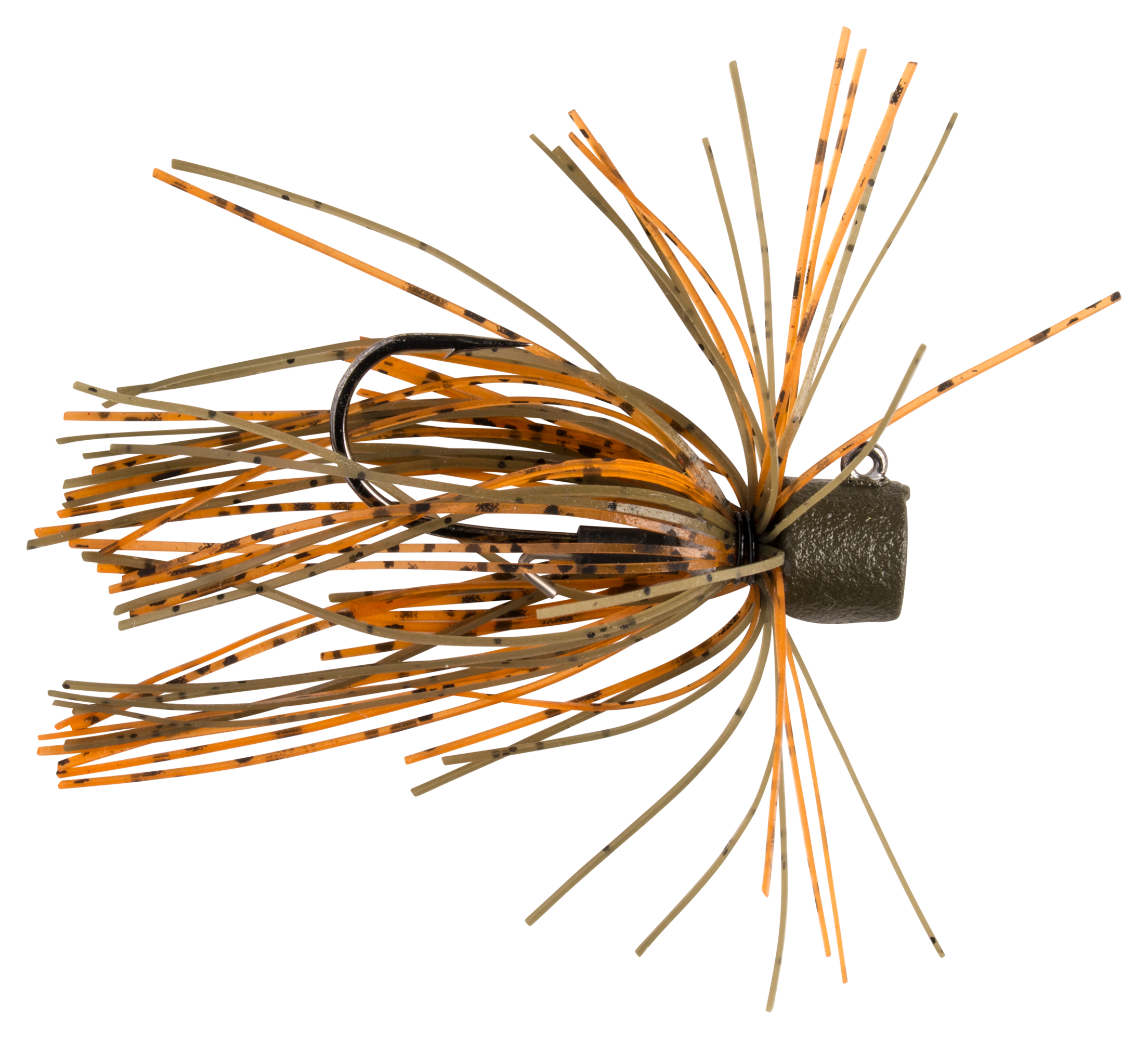 Image of Great Lakes Finesse Skirted Ned Head - Green Pumpkin Orange