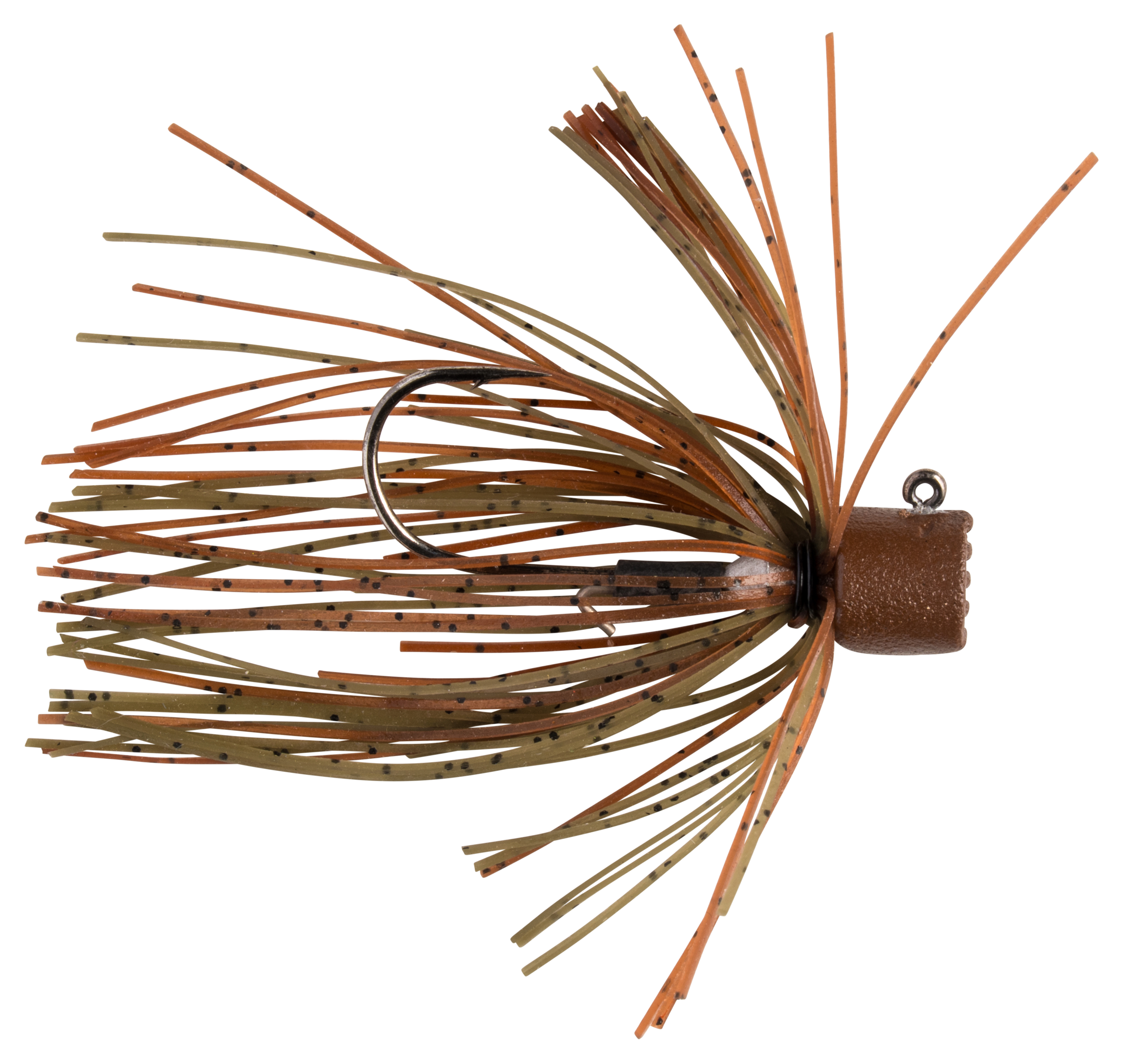 Image of Great Lakes Finesse Skirted Ned Head - Green Pumpkin Brown