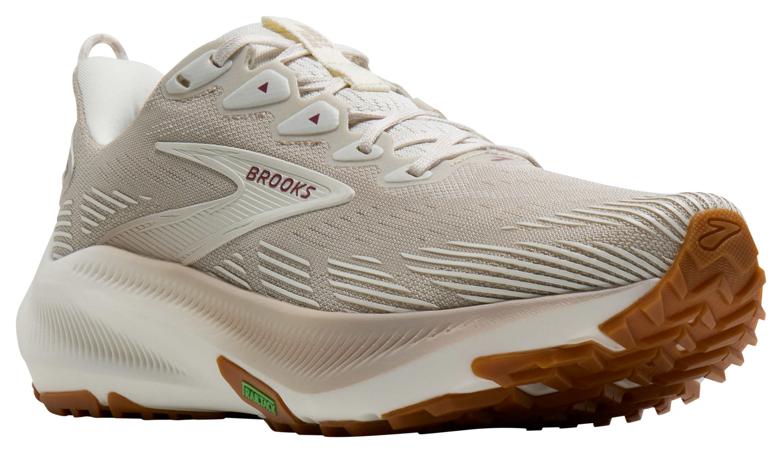 Image of Brooks Ghost Trail Trail Running Shoes for Women - Coconut/Chateau/Rose