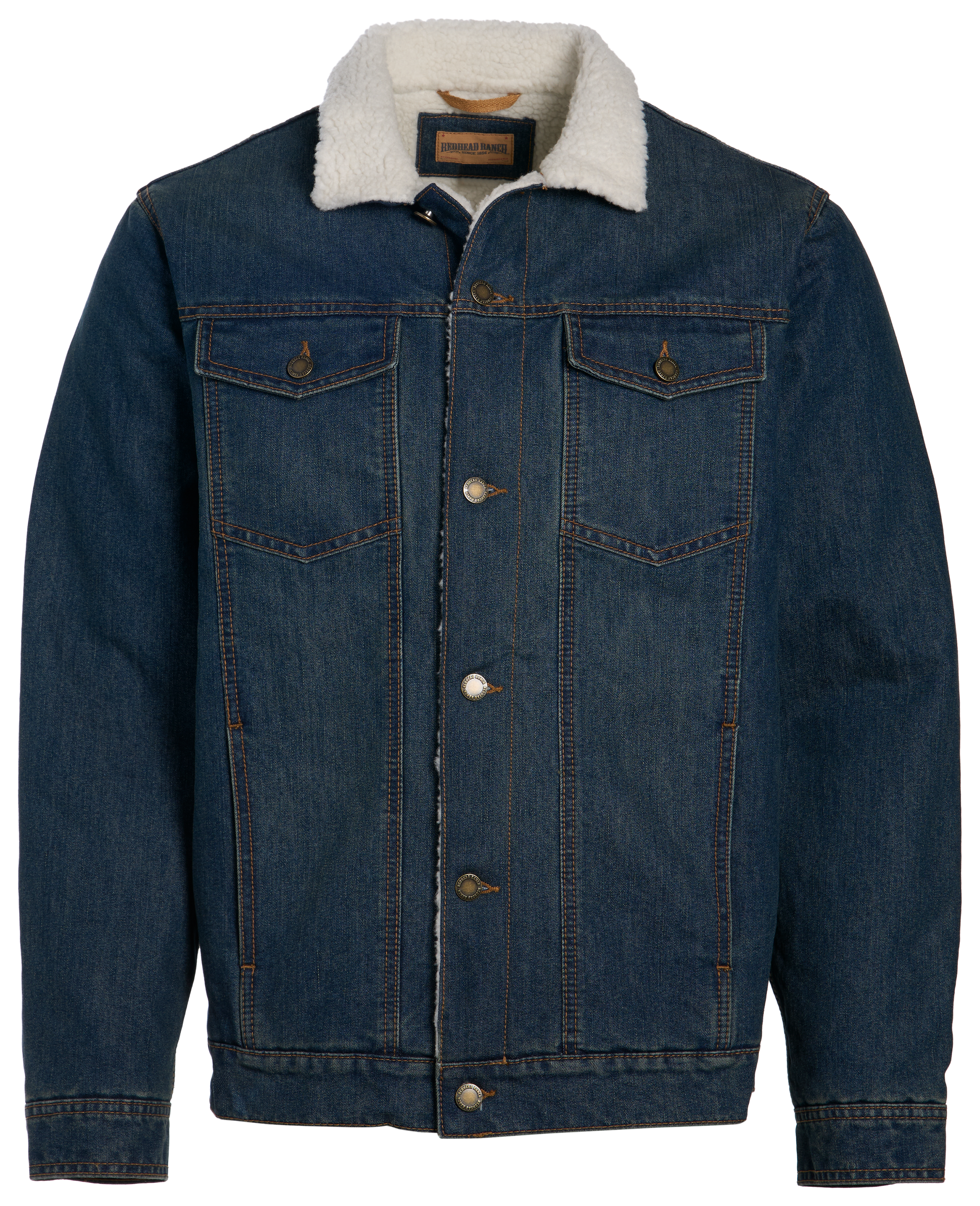 Image of RedHead Ranch Fort Peck Sherpa-Lined Denim Jacket - Ranch